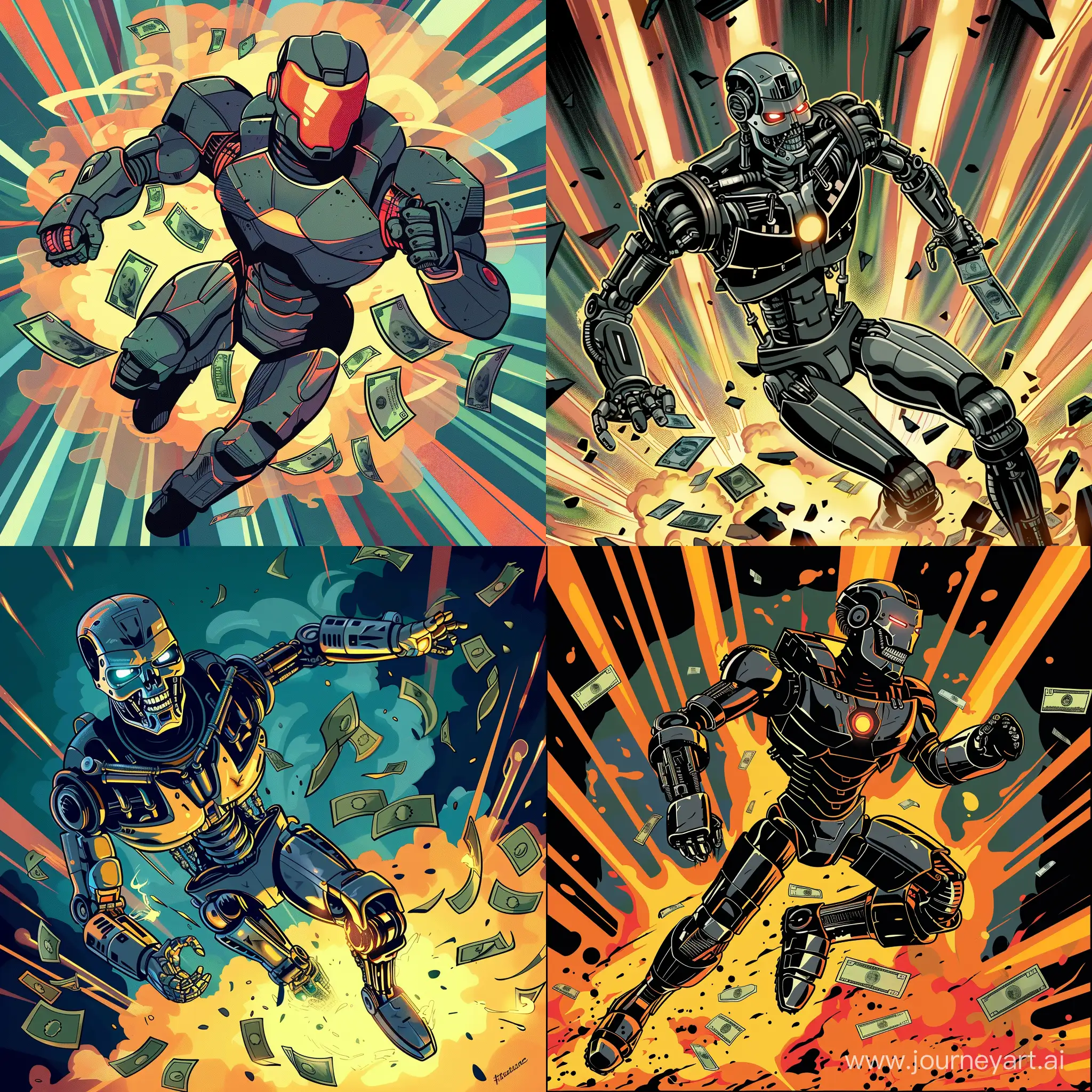 Colorful-Marvel-Style-Cartoon-of-a-MoneyStealing-Terminator-Robot