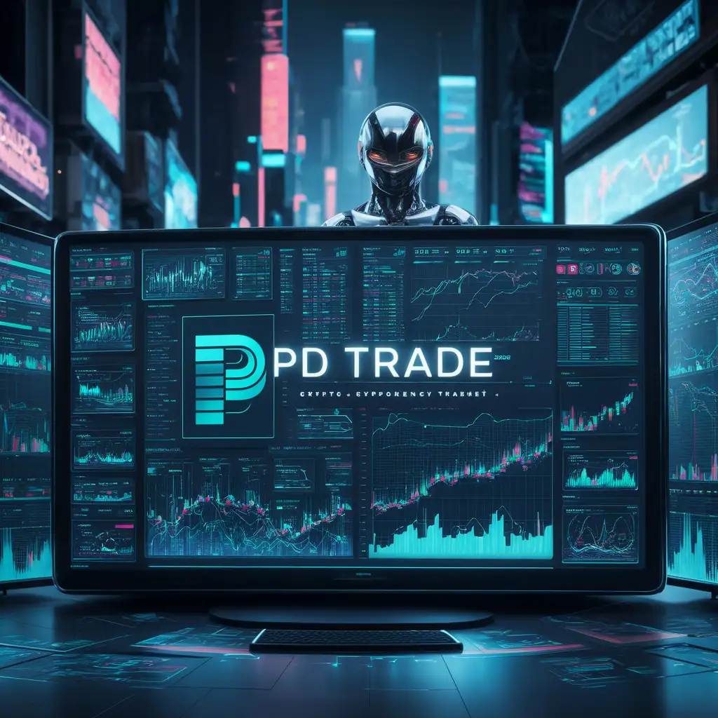 PD Trade Cryptocurrency Trading Platform with Detailed Interface