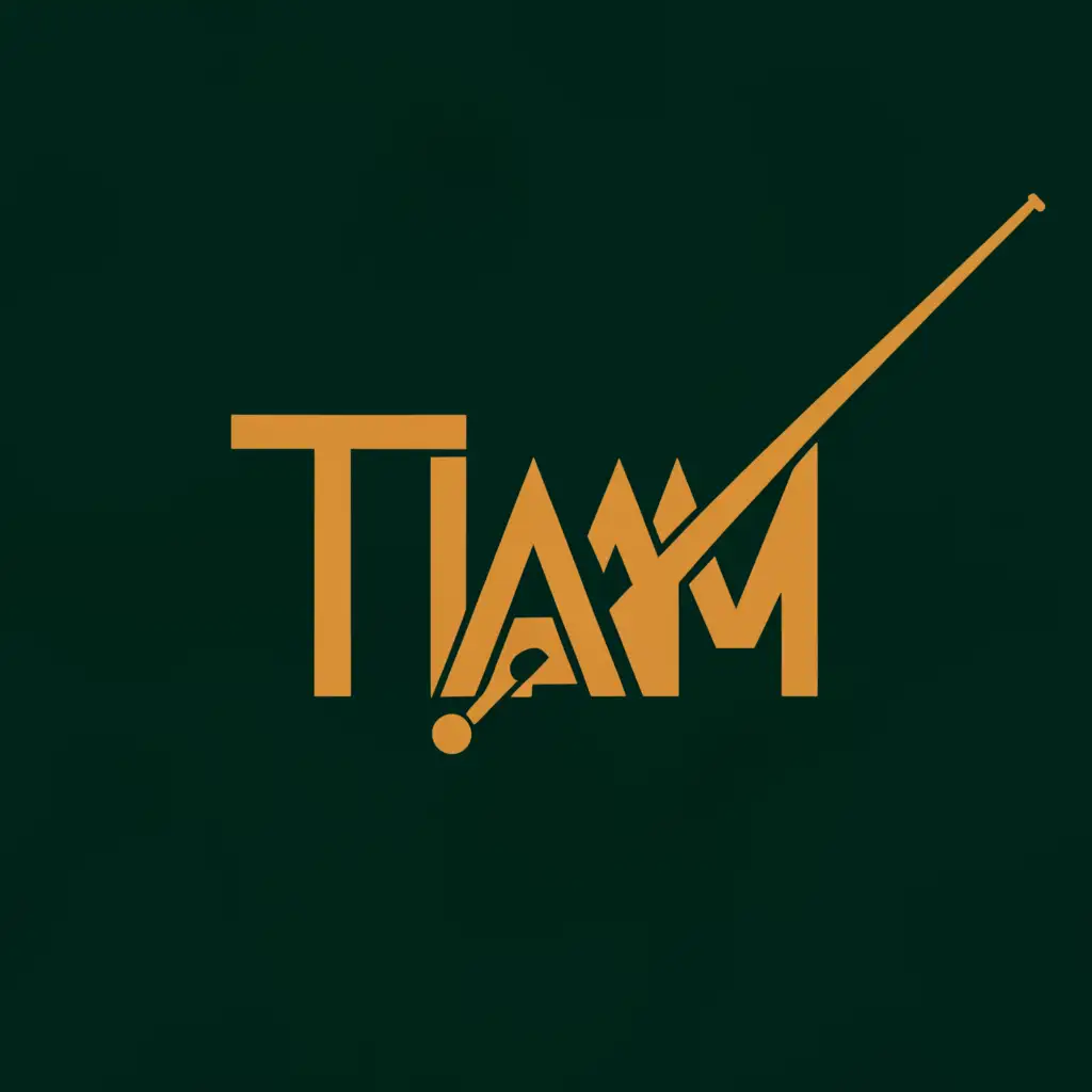 LOGO-Design-For-TIAM-Stylish-Cue-Design-with-Clear-Background