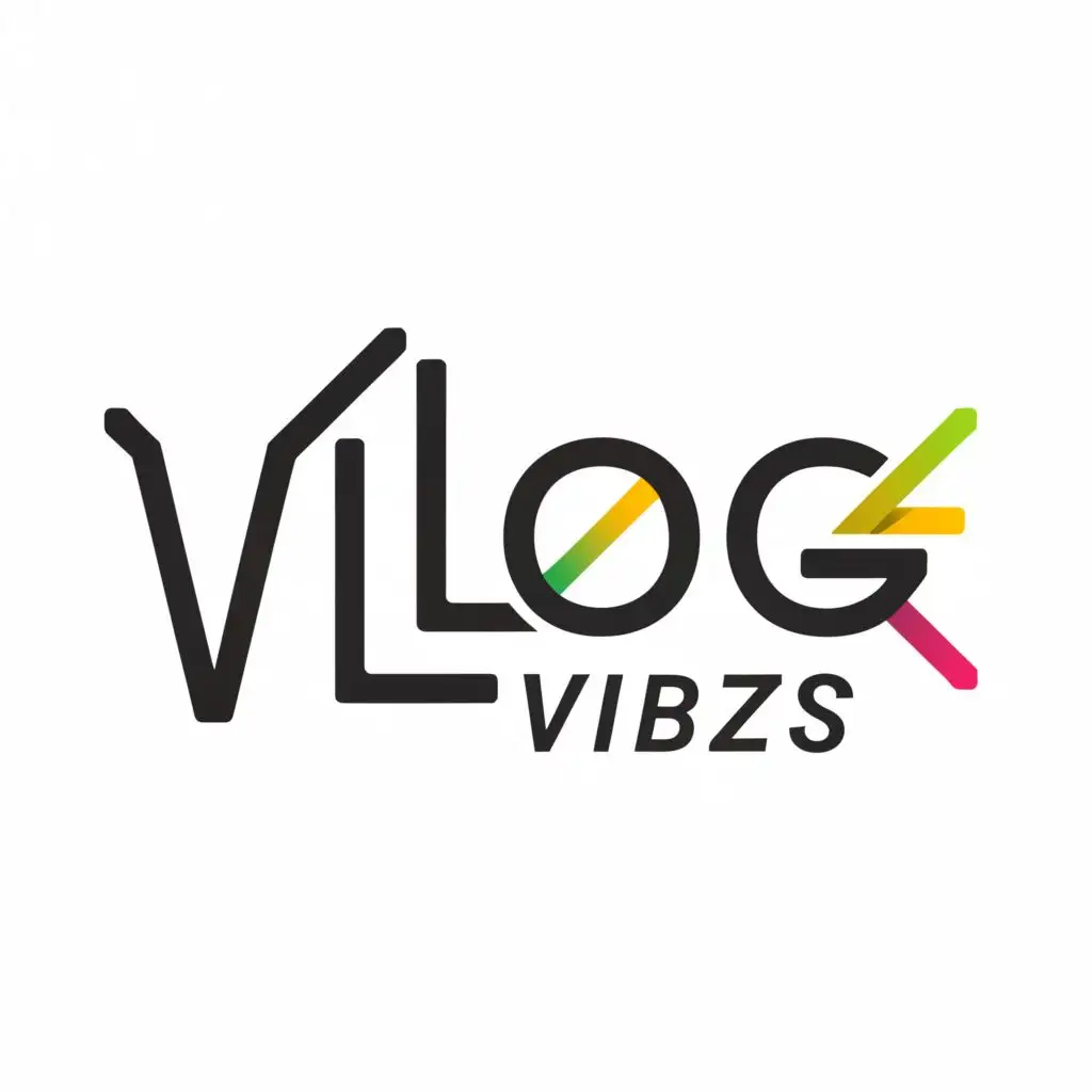 a logo design,with the text "Vlog_Vibzs ", main symbol:Vlog ,Moderate,be used in Entertainment industry,clear background