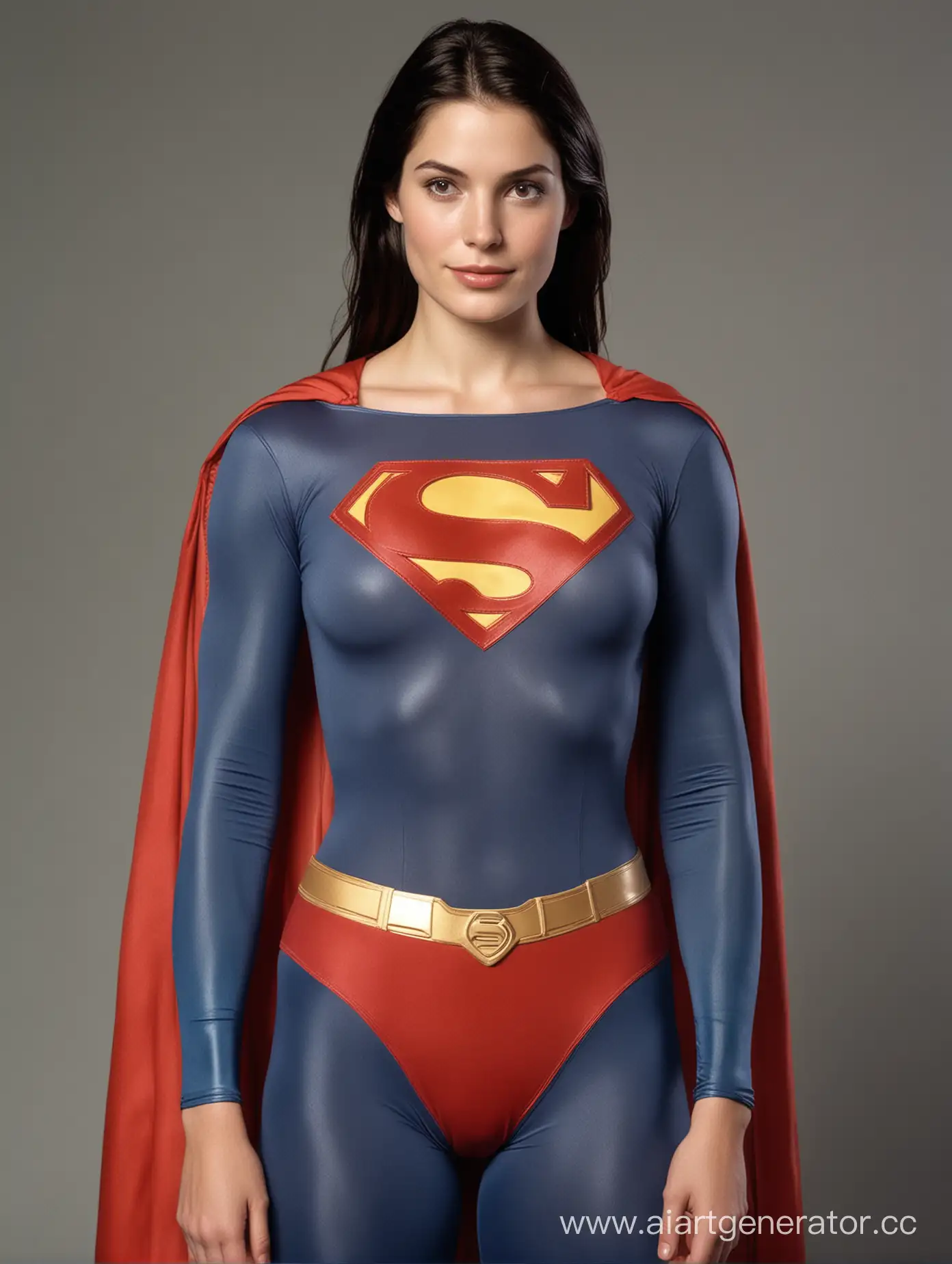 Muscular-Female-Superman-in-Classic-Christopher-Reeve-Costume