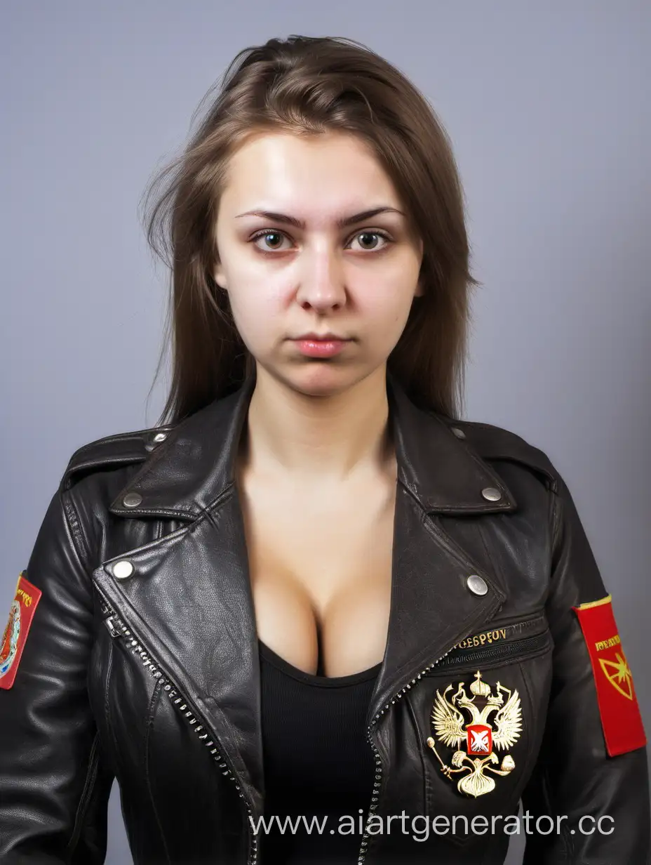 Bold-Russian-Biker-Woman-with-Striking-Features-in-Passport-Photo