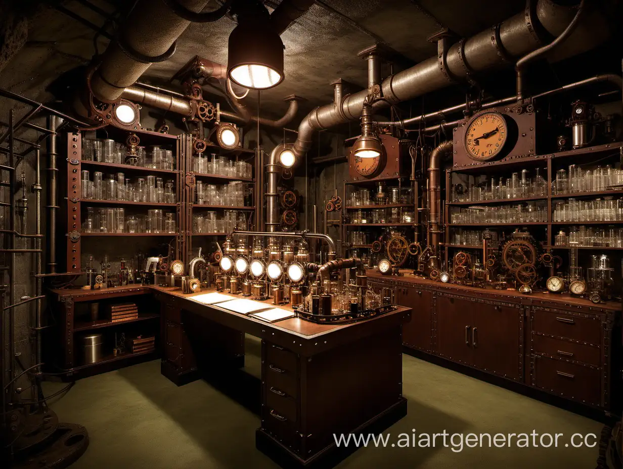 Steampunk-Laboratory-in-an-Underground-Bunker-Retrofuturistic-Science-Fiction-Scene