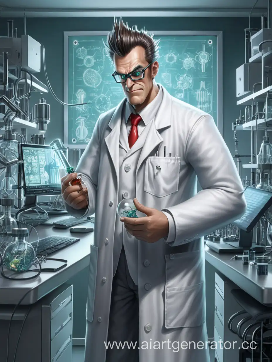Mad-Bioengineer-Creating-Otherworldly-Organisms-in-Laboratory