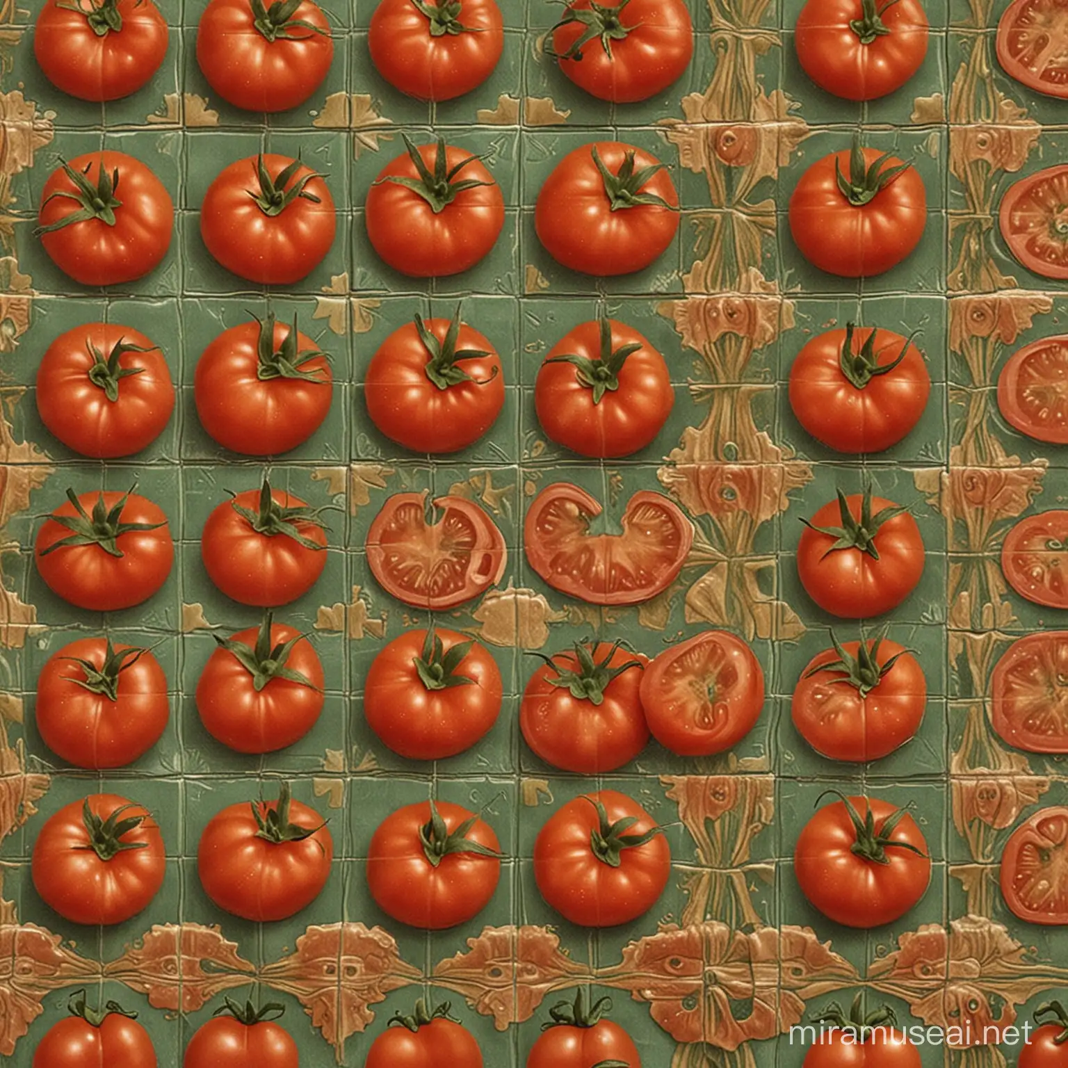 Creative Family Fun with Tomato Tile Art