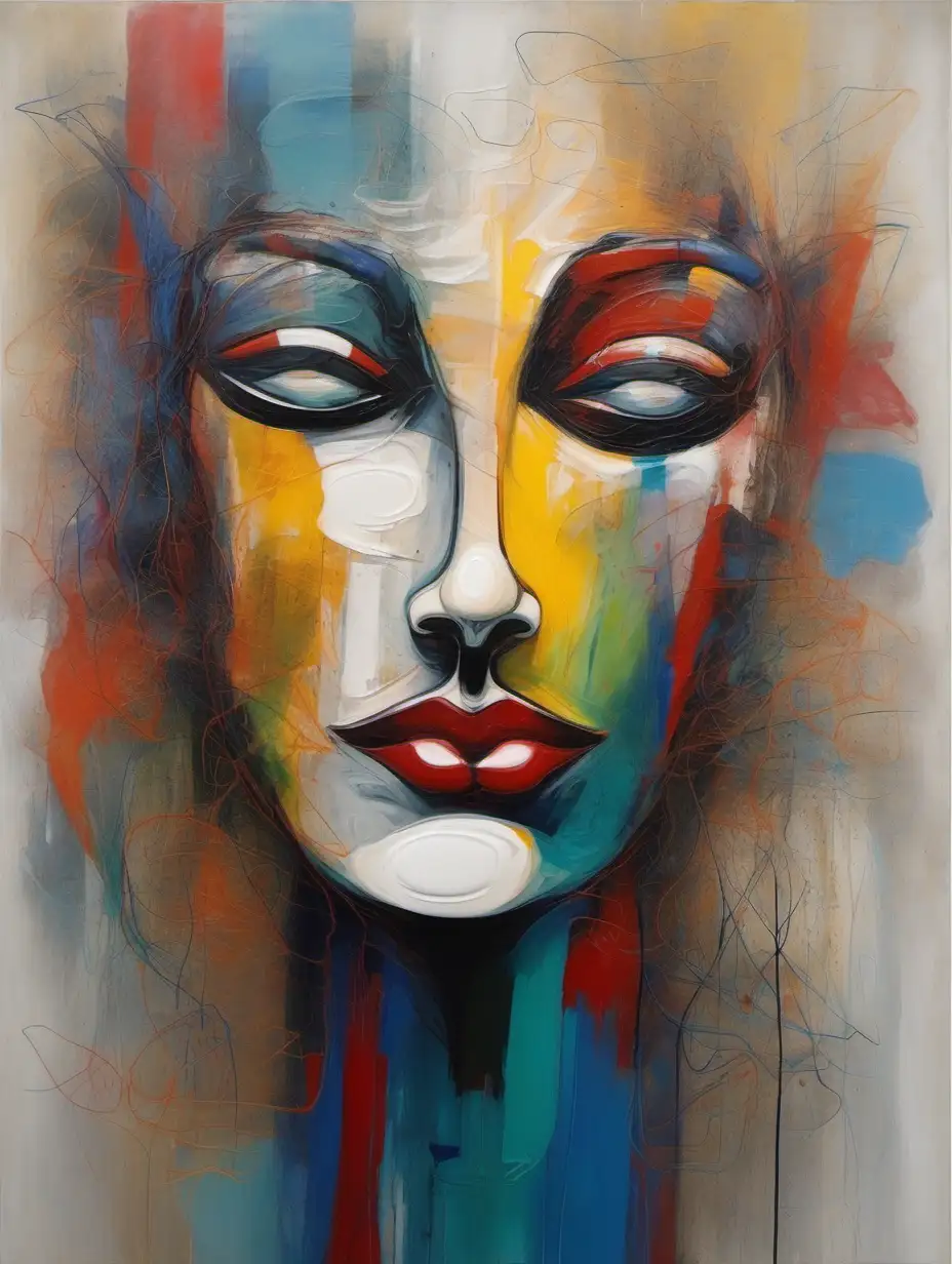Colorful Abstract Portrait of Peter Pellegrini