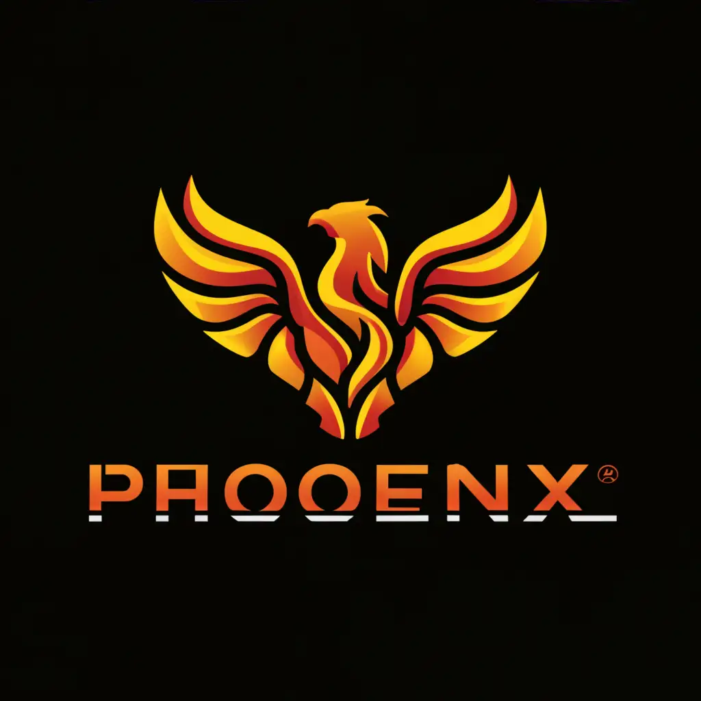a logo design,with the text "Phoenix.market", main symbol:Phoenix,Moderate,be used in Retail industry,clear background