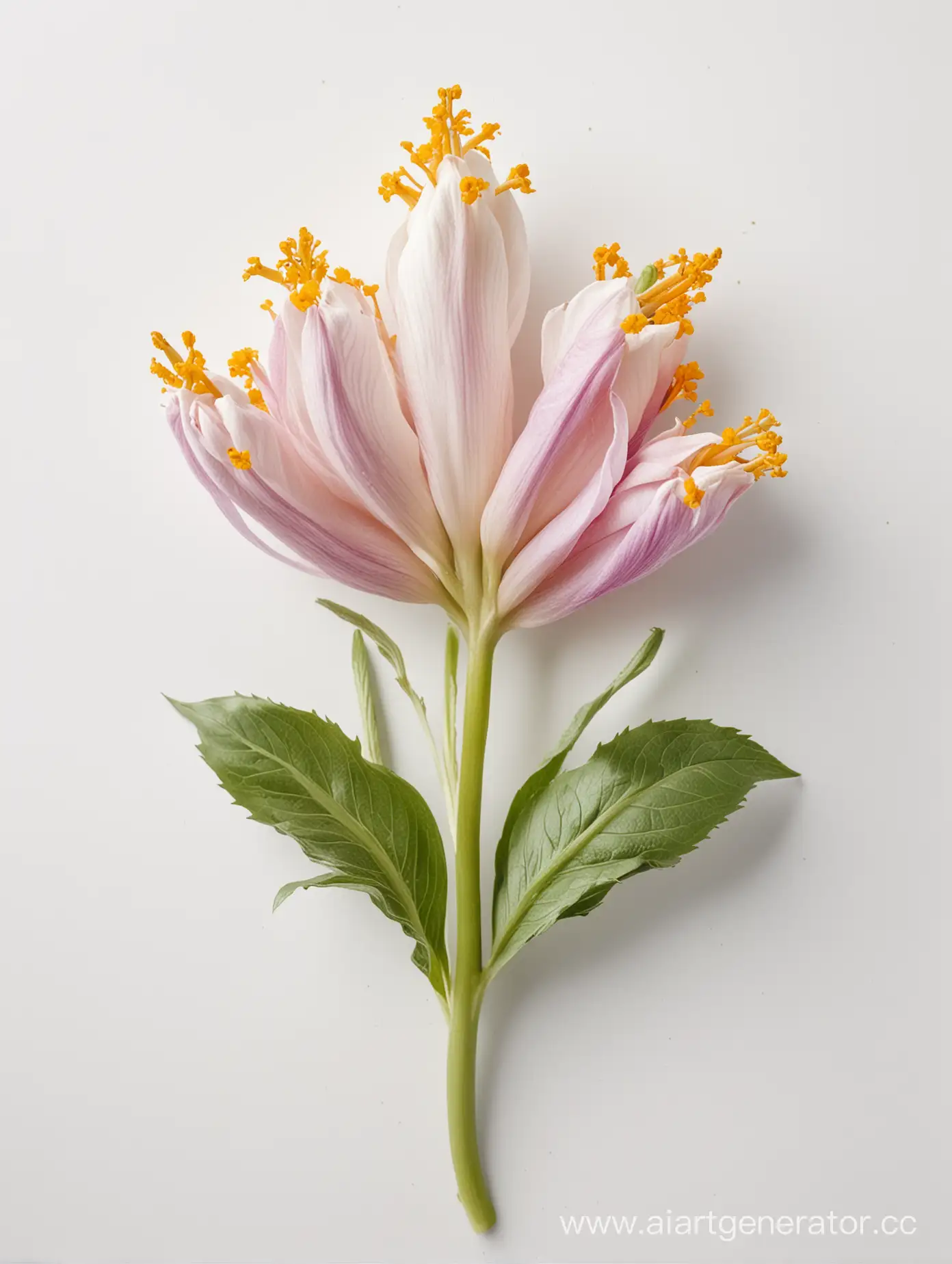 Bright-Amarnath-Flower-Blossom-on-Clean-White-Background