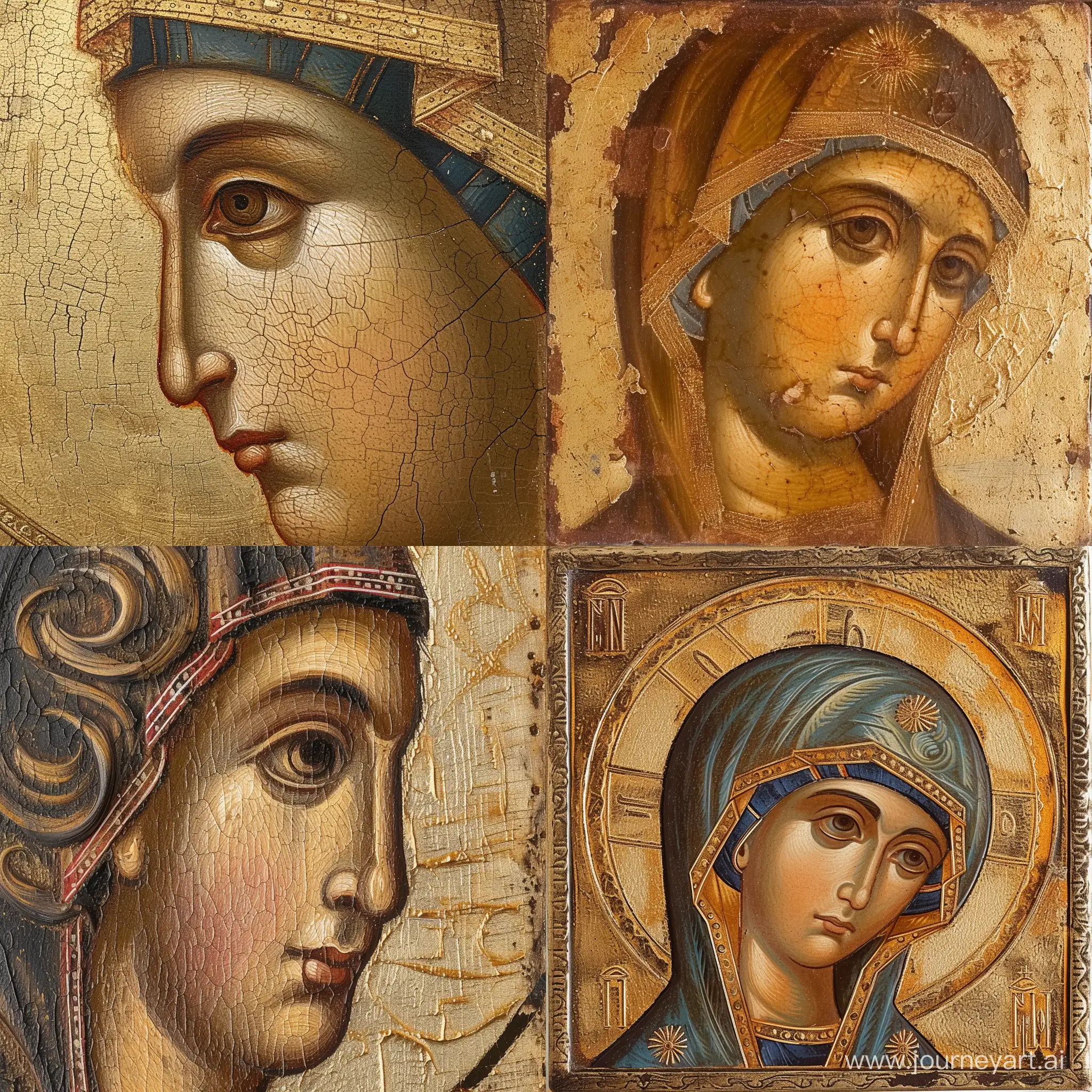 Iconic-Mother-of-God-Gold-Workshop-Painting