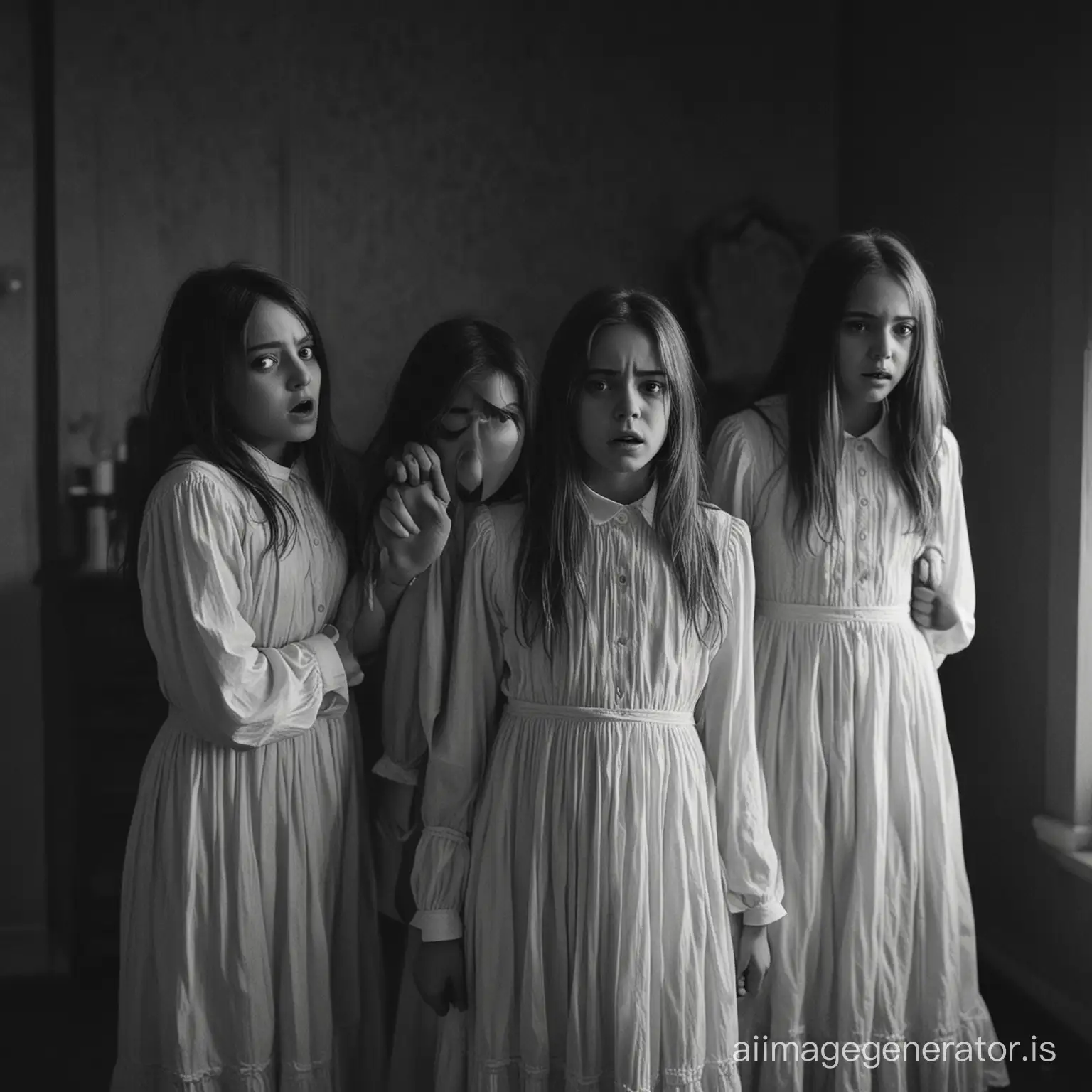 Anxious-Young-Girls-in-Haunted-Room