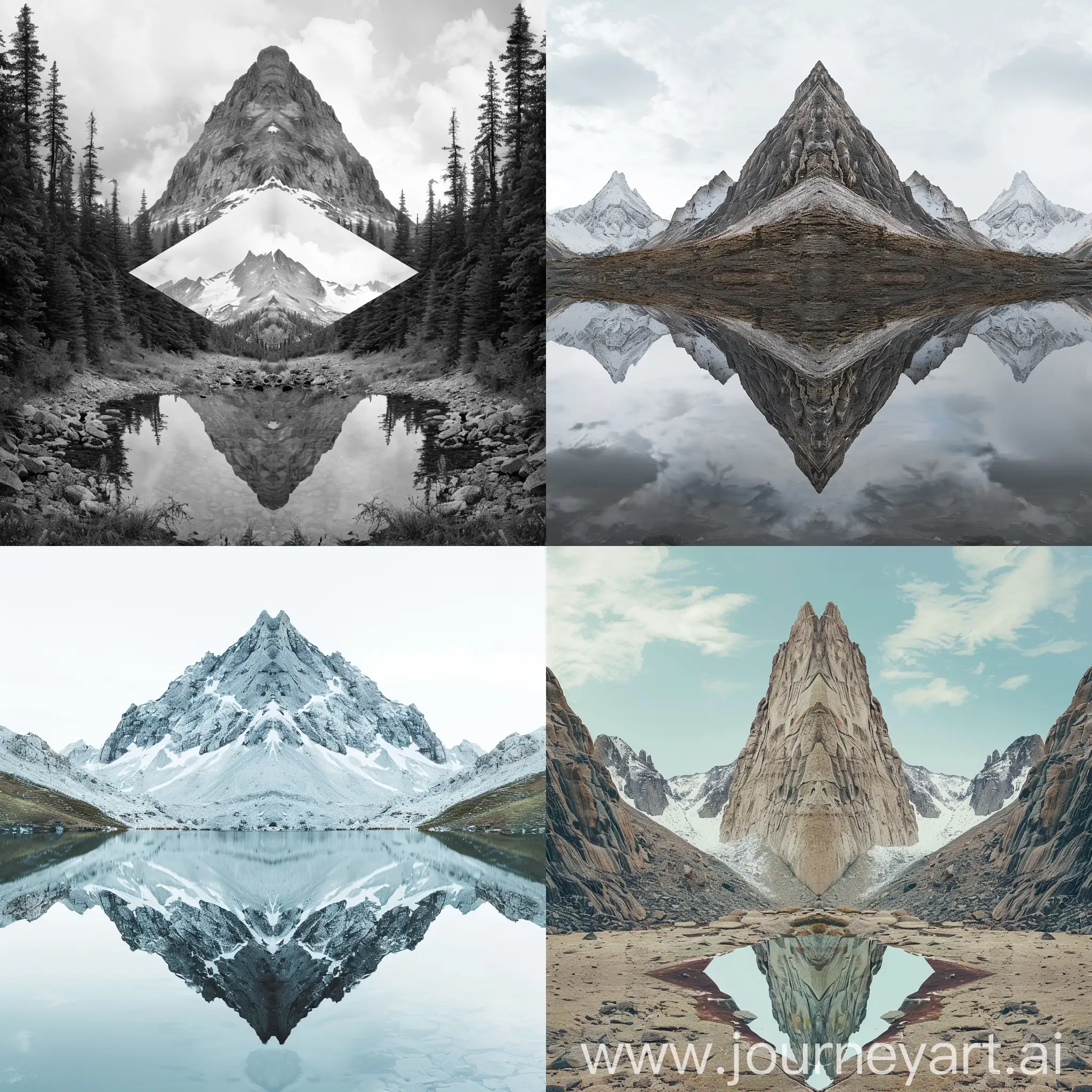 Picturesque-Symmetrical-Mountain-Landscape