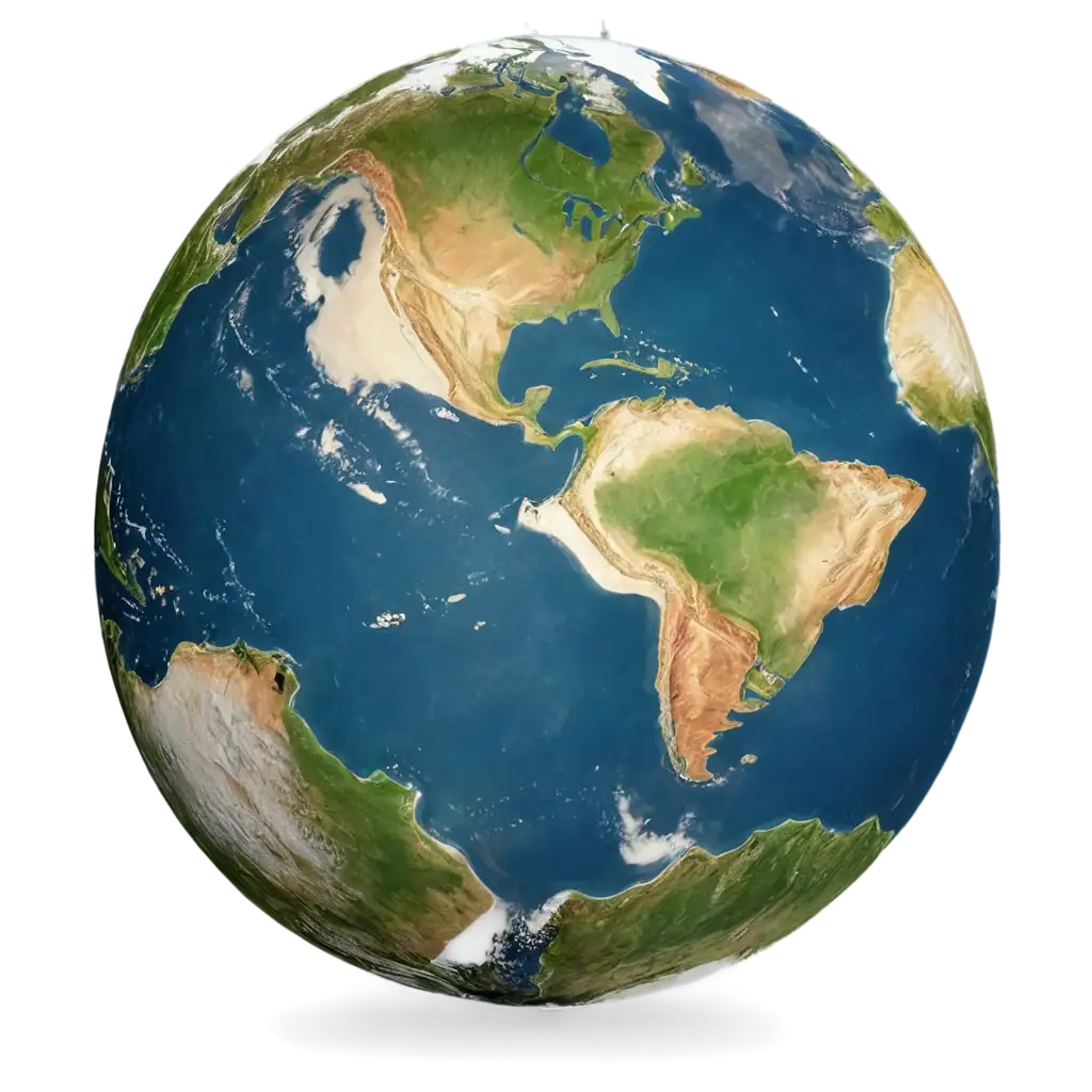 High Definition Realistic Full Earth PNG Elevate Your Visual Content ...