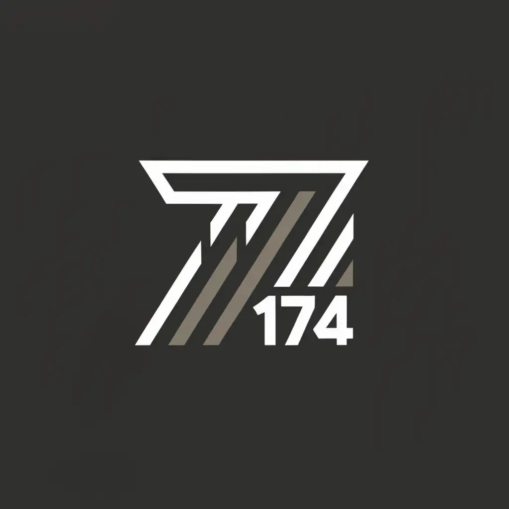 a logo design,with the text "ЖБИ 174", main symbol:Concrete,Умеренный,be used in Строительство industry,clear background