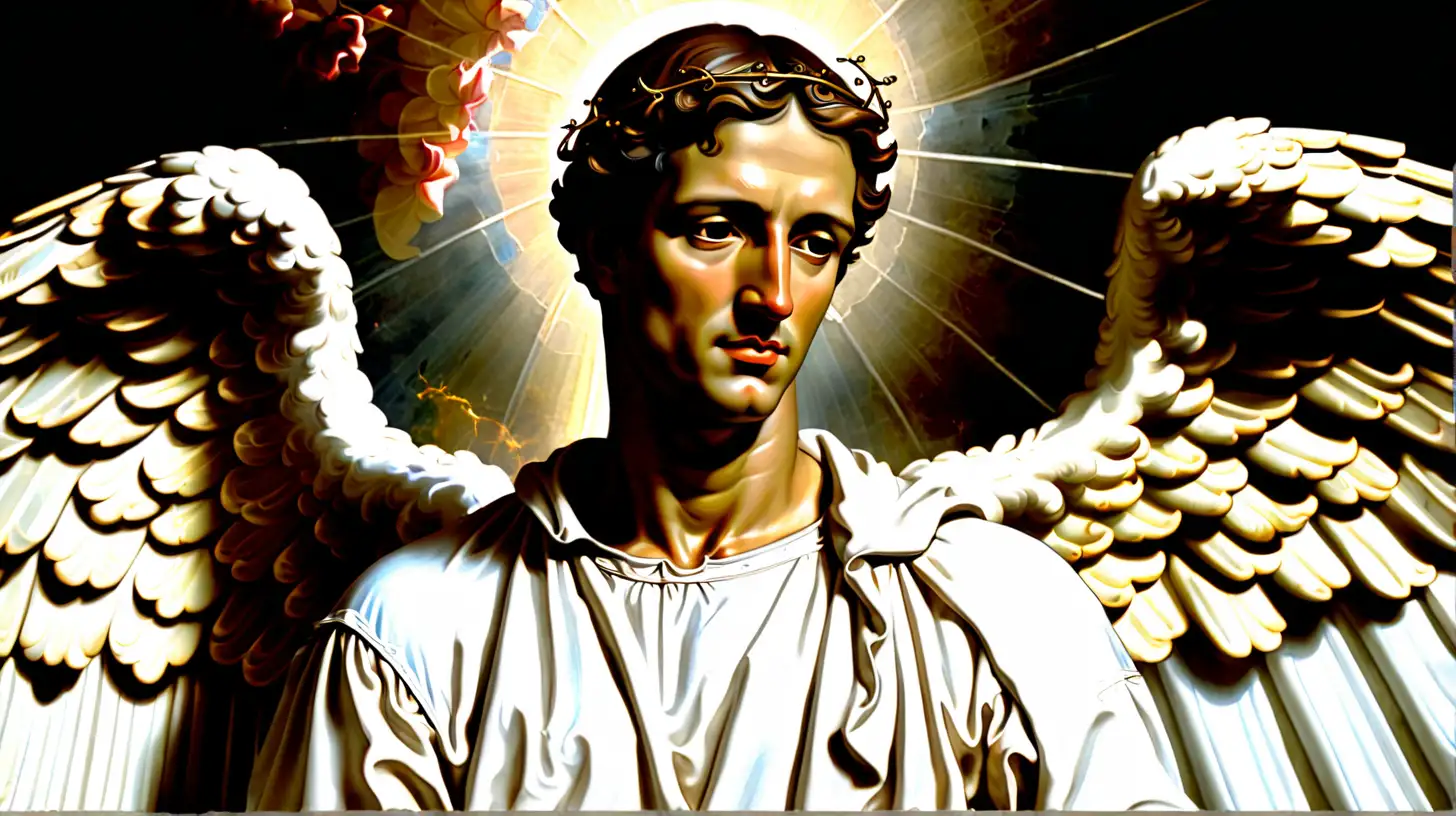 Angel Gabriel Transformation Divine Messenger in Human Form