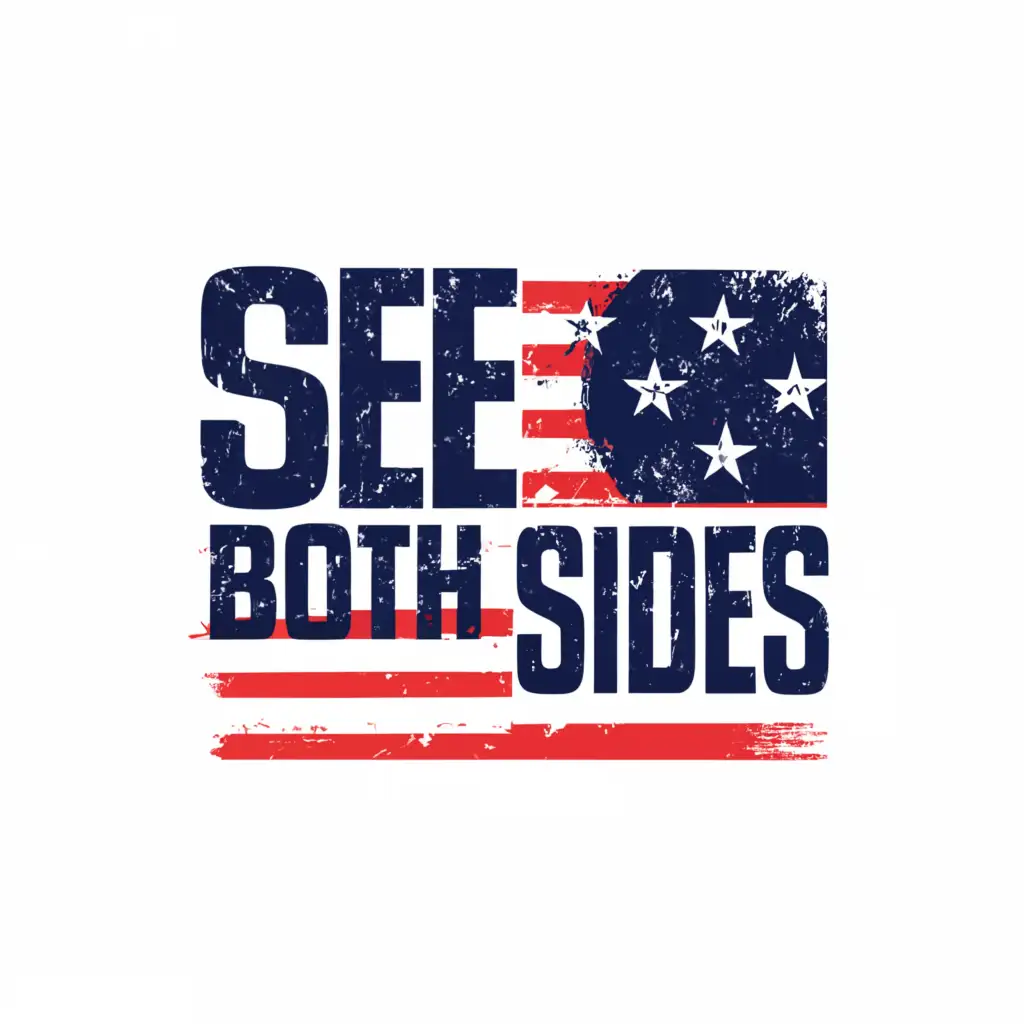 LOGO-Design-For-See-Both-Sides-American-Flag-Symbolism-on-a-Clear-Background