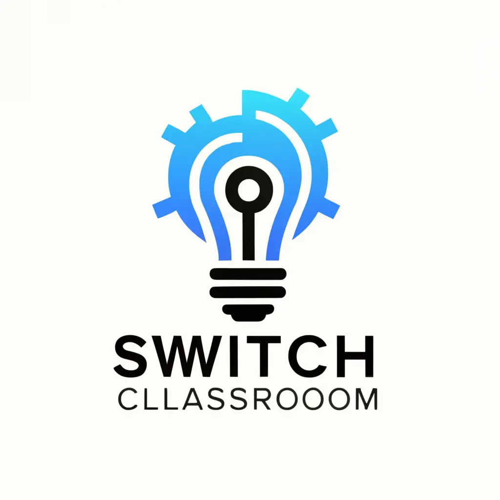 a logo design,with the text "Switch classroom", main symbol:Power,Moderate,be used in Education industry,clear background