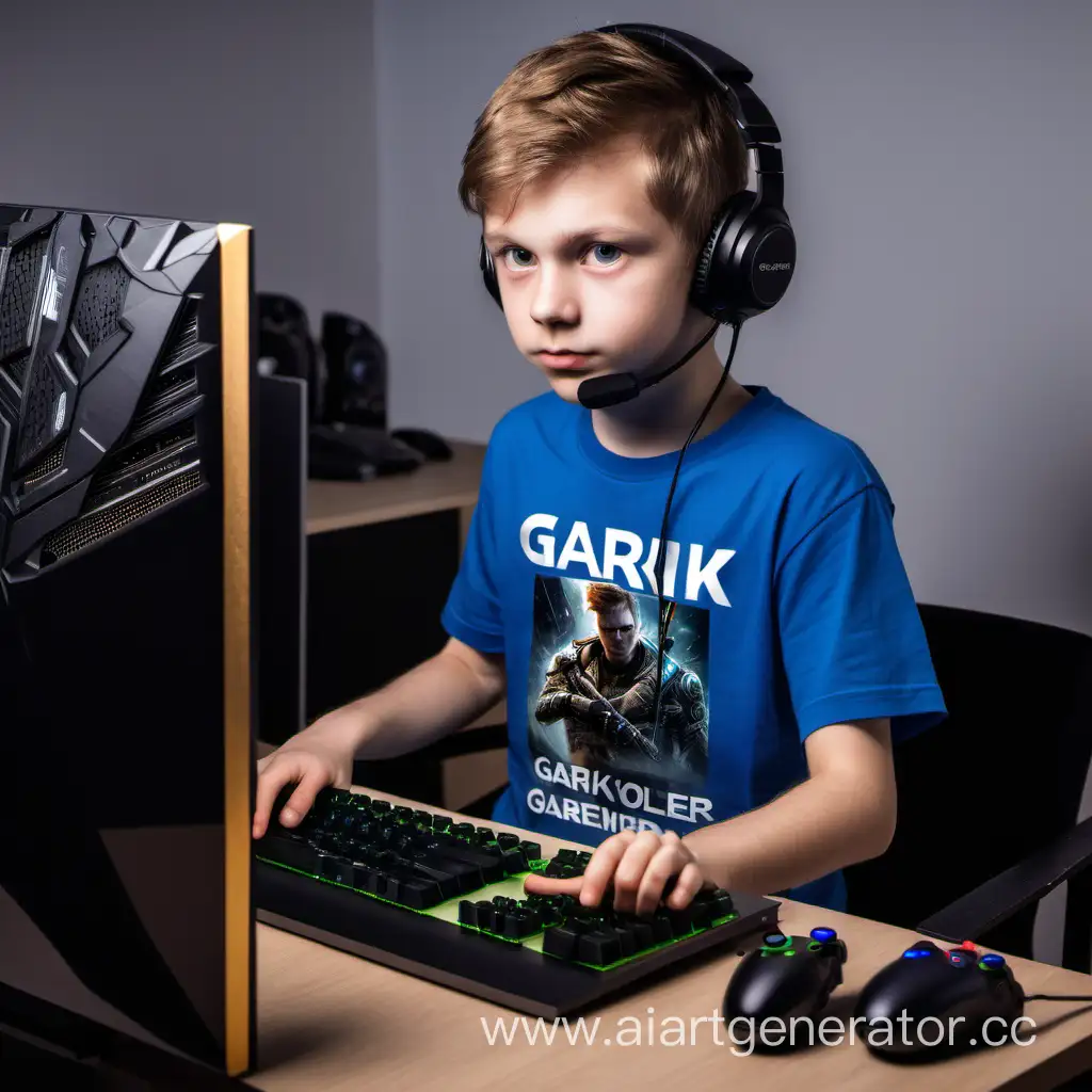 Young-Gamer-Immersed-in-Virtual-World-with-Garik-Voler-TShirt