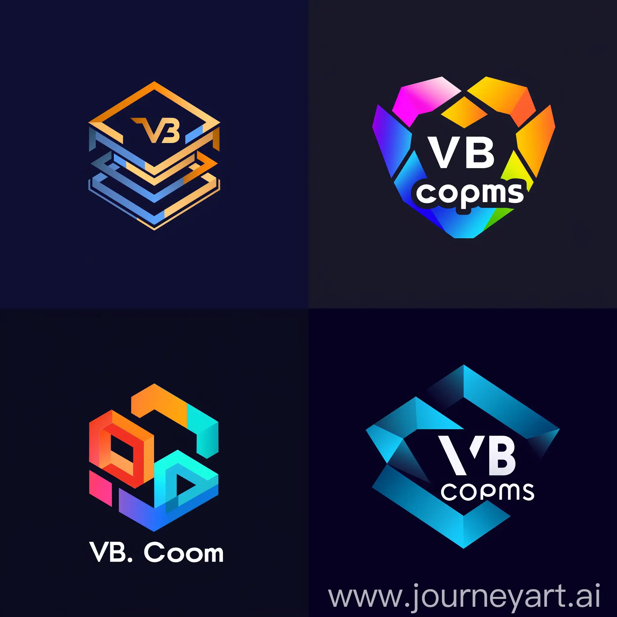 Логотип для компании по сборке и продаже компьютеров, название «VB copms» 