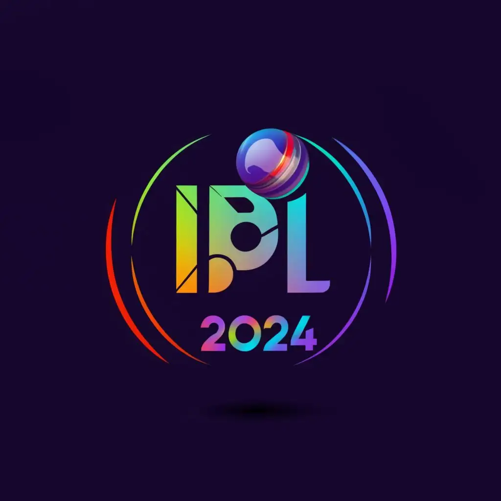 a logo design,with the text "ipl2024", main symbol:ipl2024,Moderate,clear background