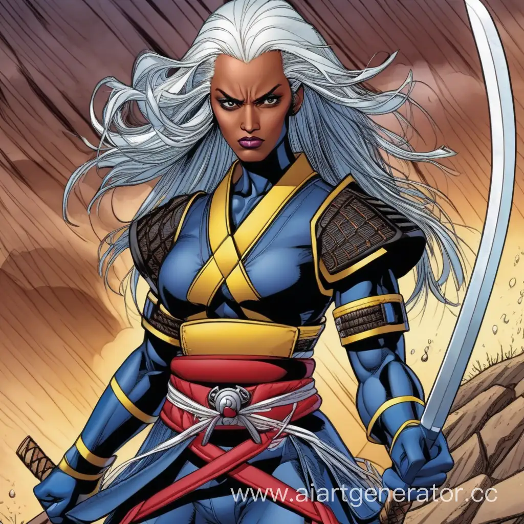 XMen-Storm-in-Samurai-Action