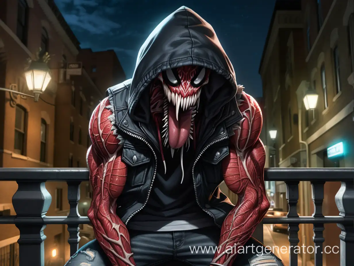 Menacing-Carnage-in-Streetwear-Nighttime-Encounter-with-a-Hooded-Figure