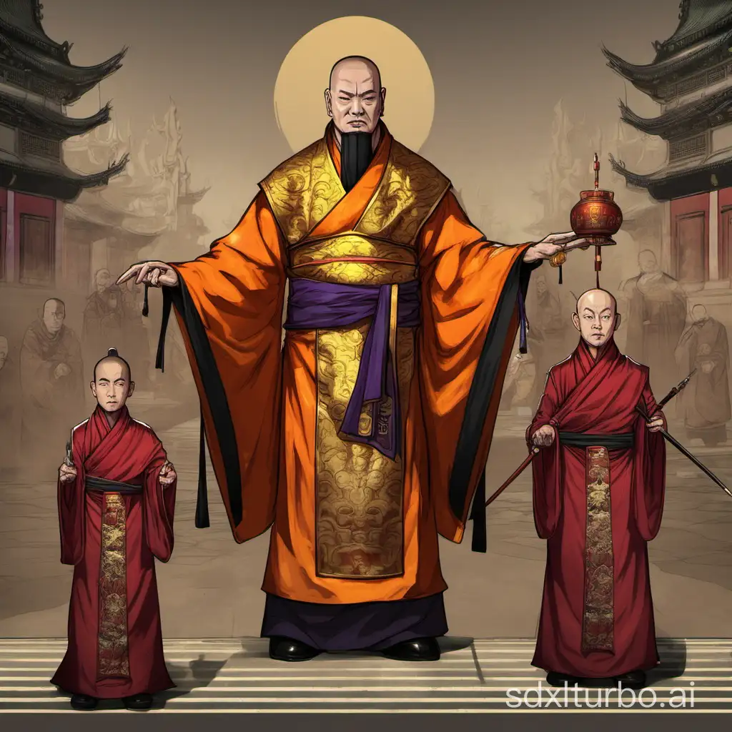 Imposing-Emperor-Engaging-in-Discourse-with-Humble-Monk