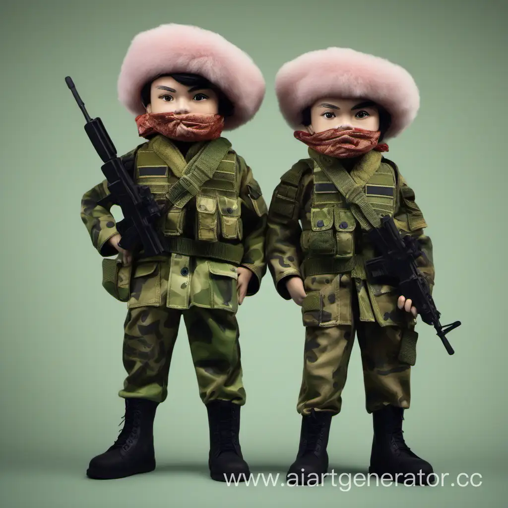 Fashionable-Warriors-in-Fluffy-Berets