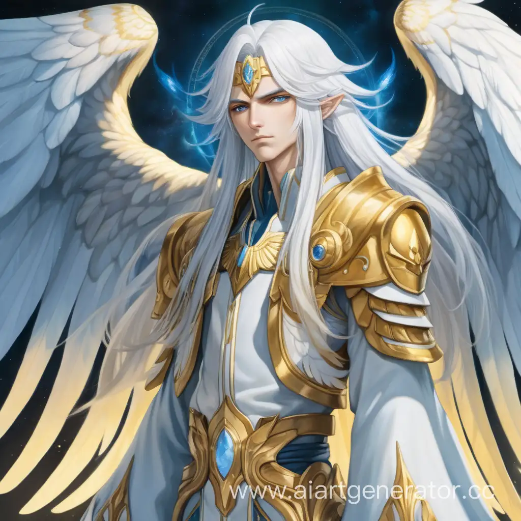 Ethereal-Seraphim-with-Long-White-Hair-and-Golden-Wings