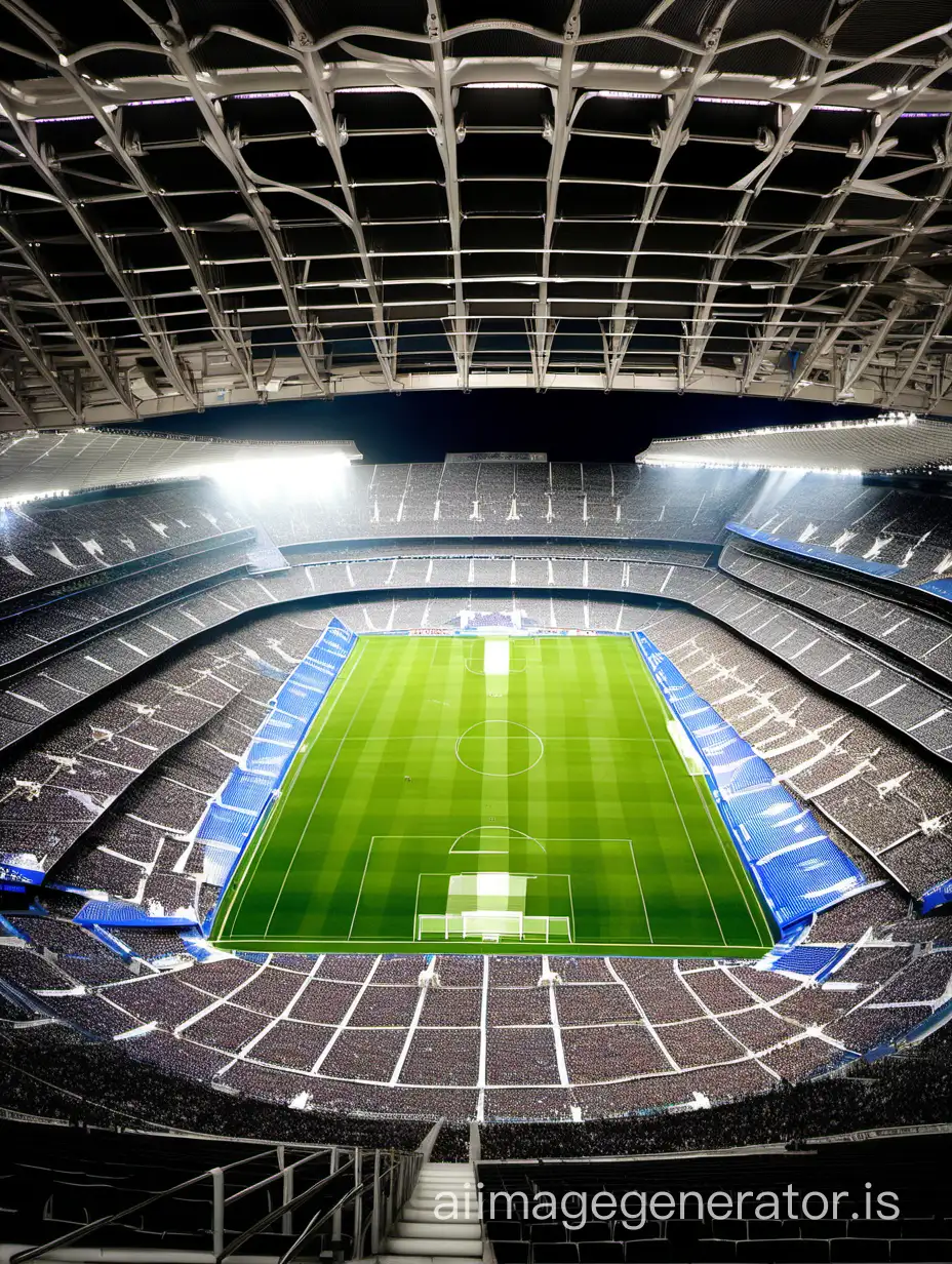 Real Madrid vs Barcelona in Santiago Bernabeu Stadium