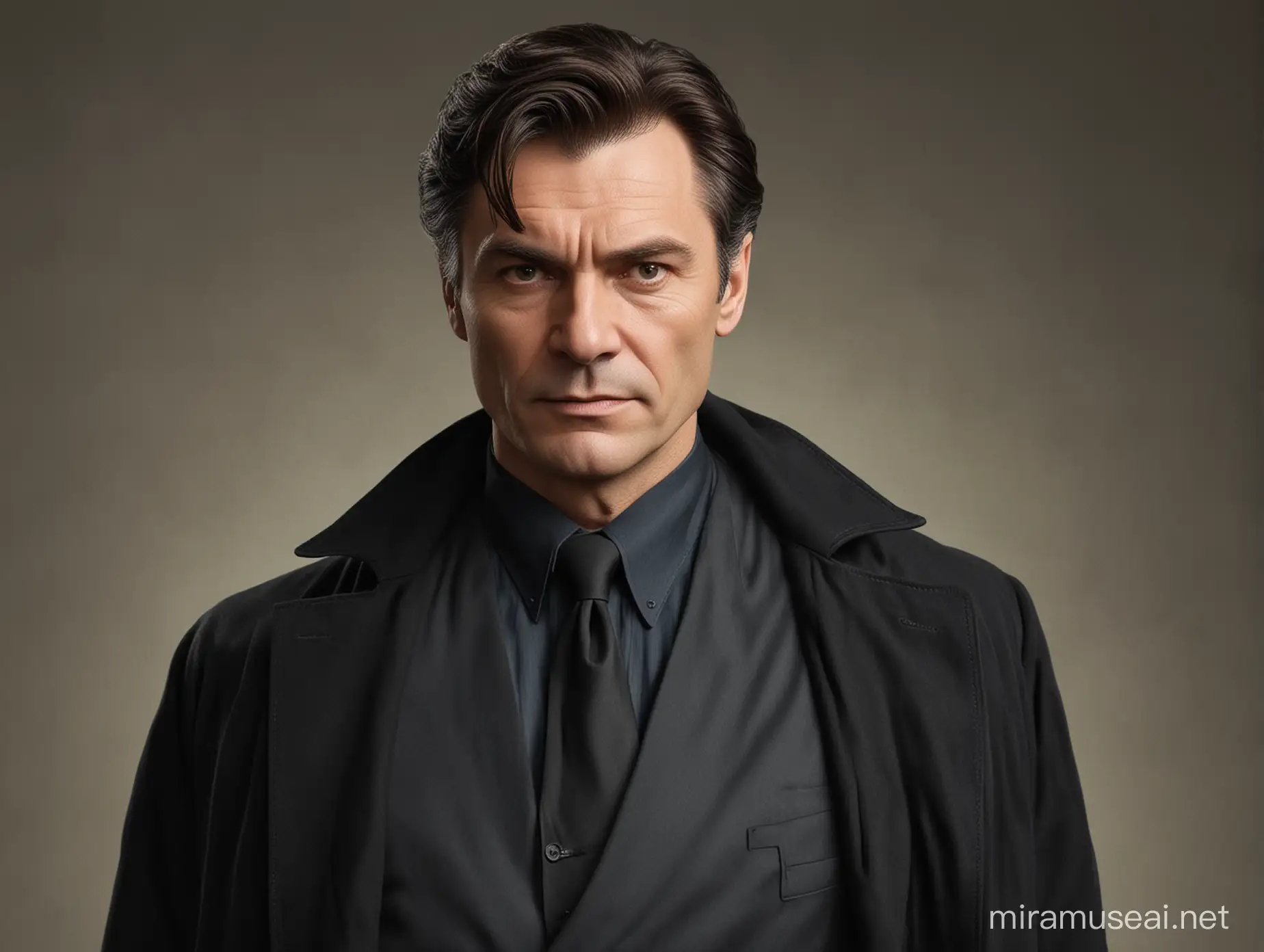 Oleg Yankovsky at his 50s as Bruce Wayne from DC