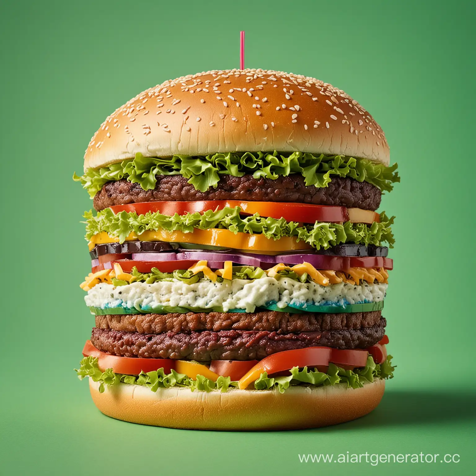 Colorful-VeggieInfused-Burger-with-Vibrant-Toppings