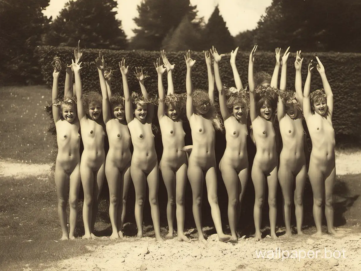 The merry nudist school in France