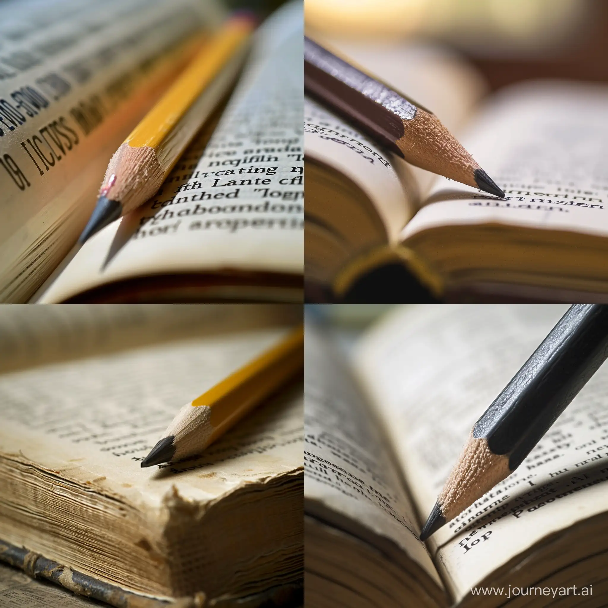 Handwriting-with-Pencil-on-Open-Book-Creative-Education-Concept