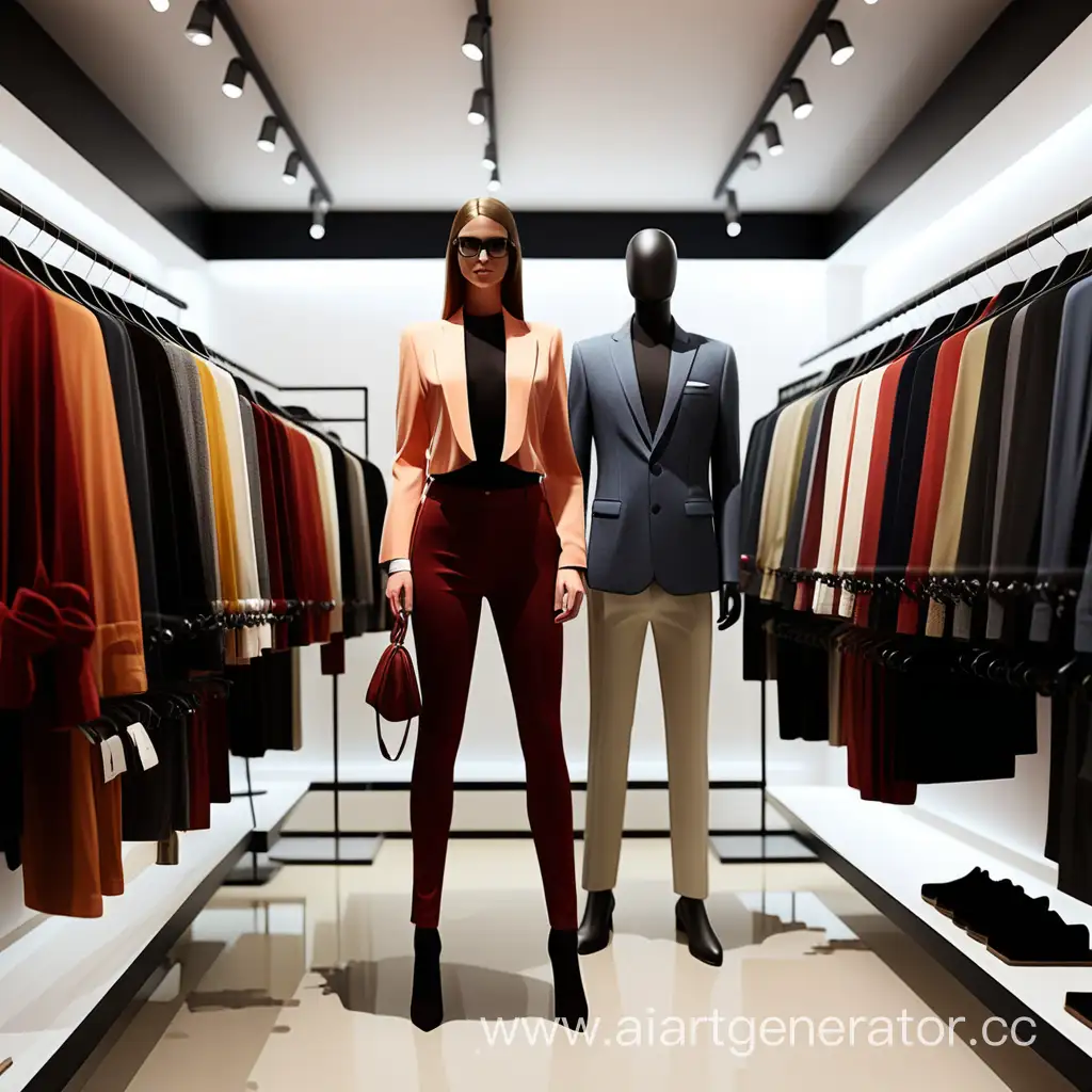 The target audience of the 'Velour' showroom is fashionable and stylish people who appreciate high-quality clothing and unique design.