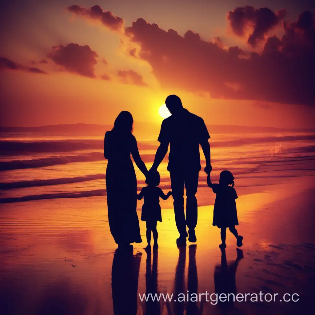 Warm-Family-Sunset-Embracing-Love-and-Faith