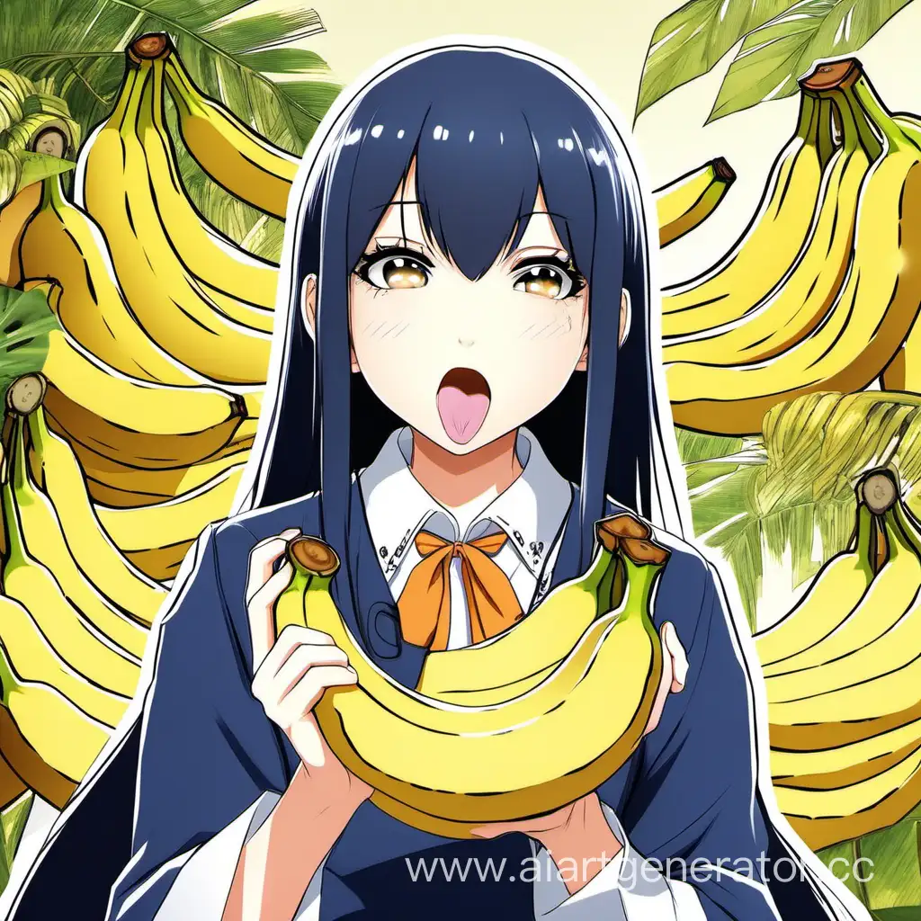 Hinata-Hugo-Enjoying-a-Banana-Snack