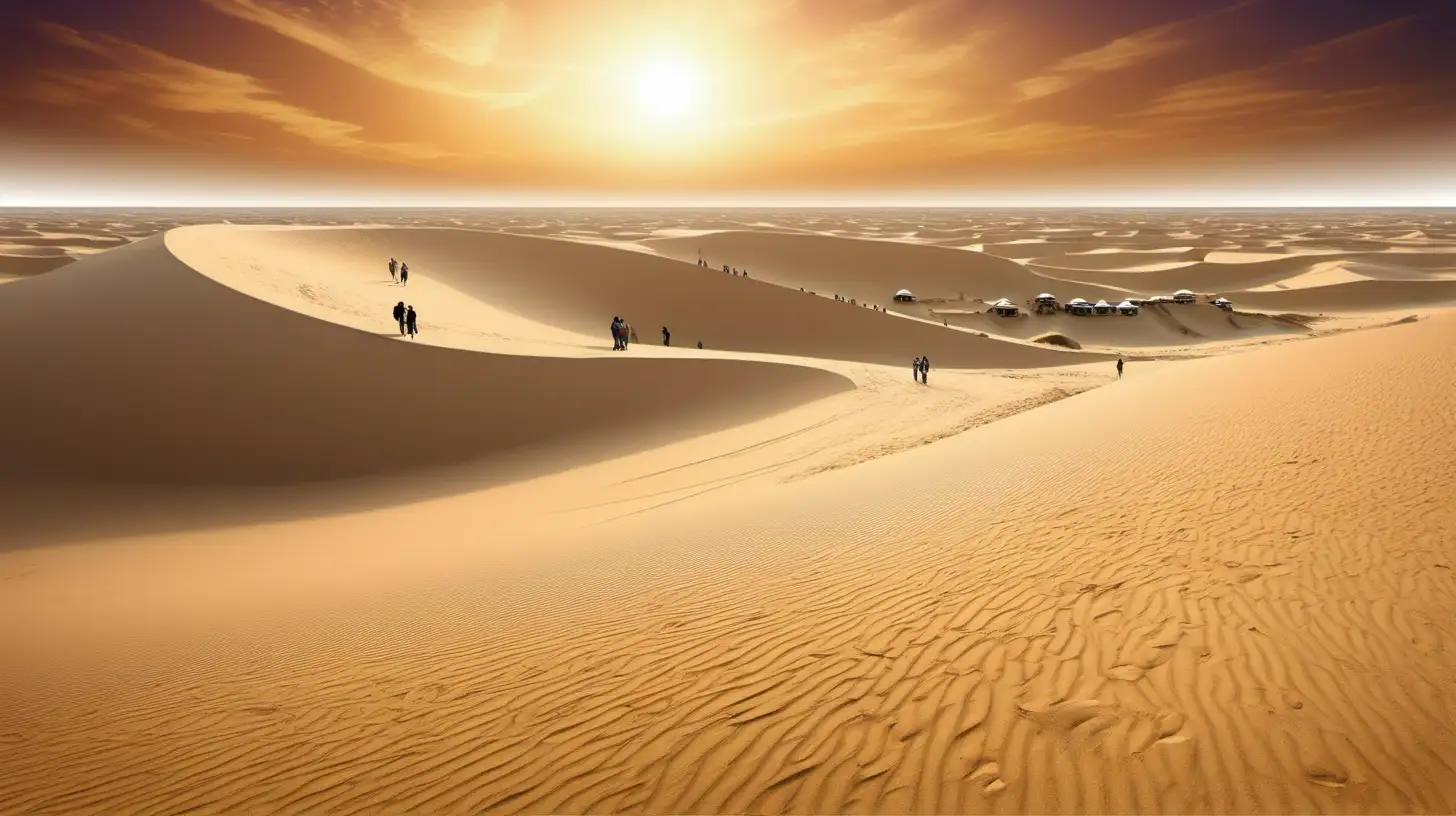 Endless Sandscape Oasis Duneside Haven with Sustainable EcoLodges and Desert Adventures