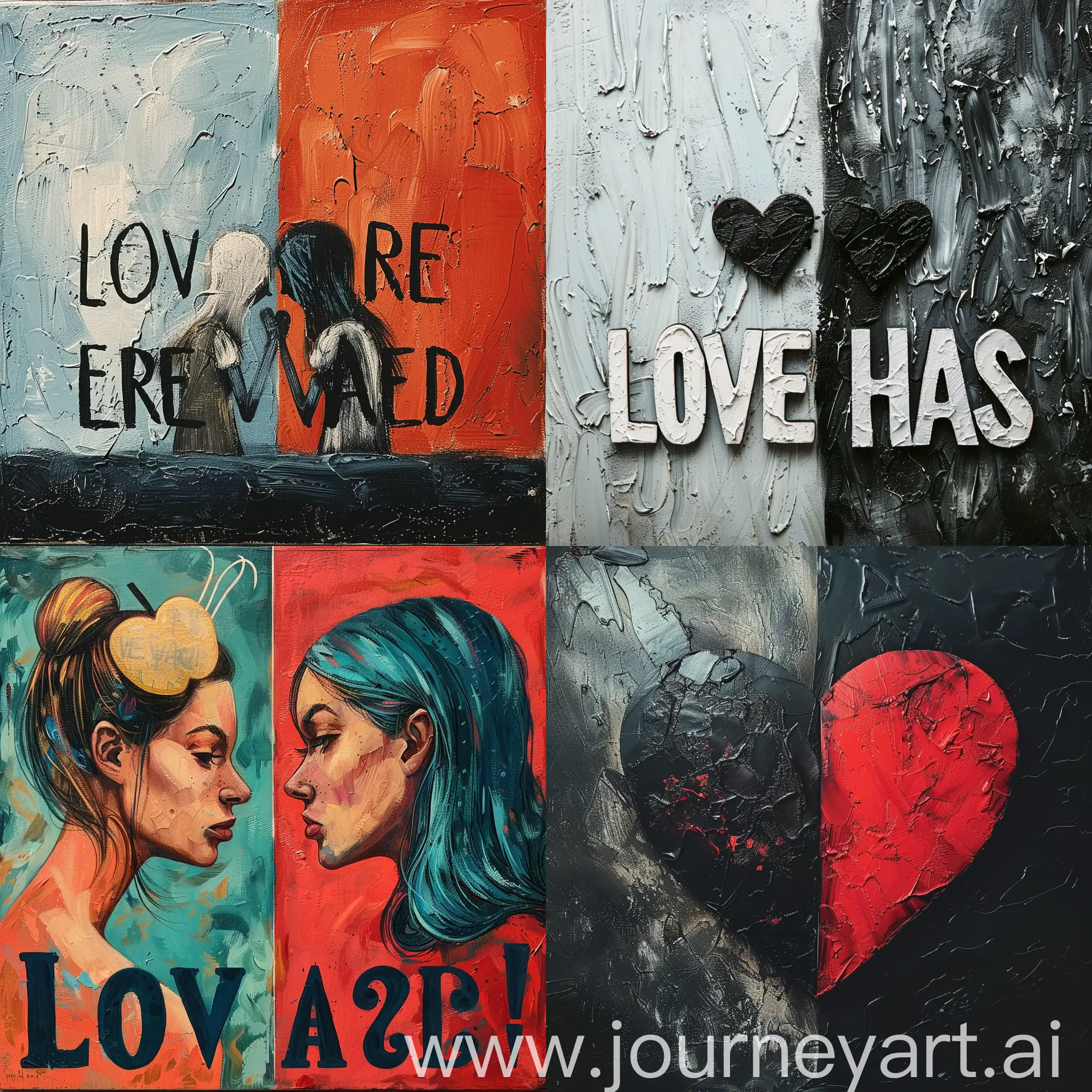 Emotional-Dichotomy-Love-and-Hate-Artwork-with-Vibrant-Colors