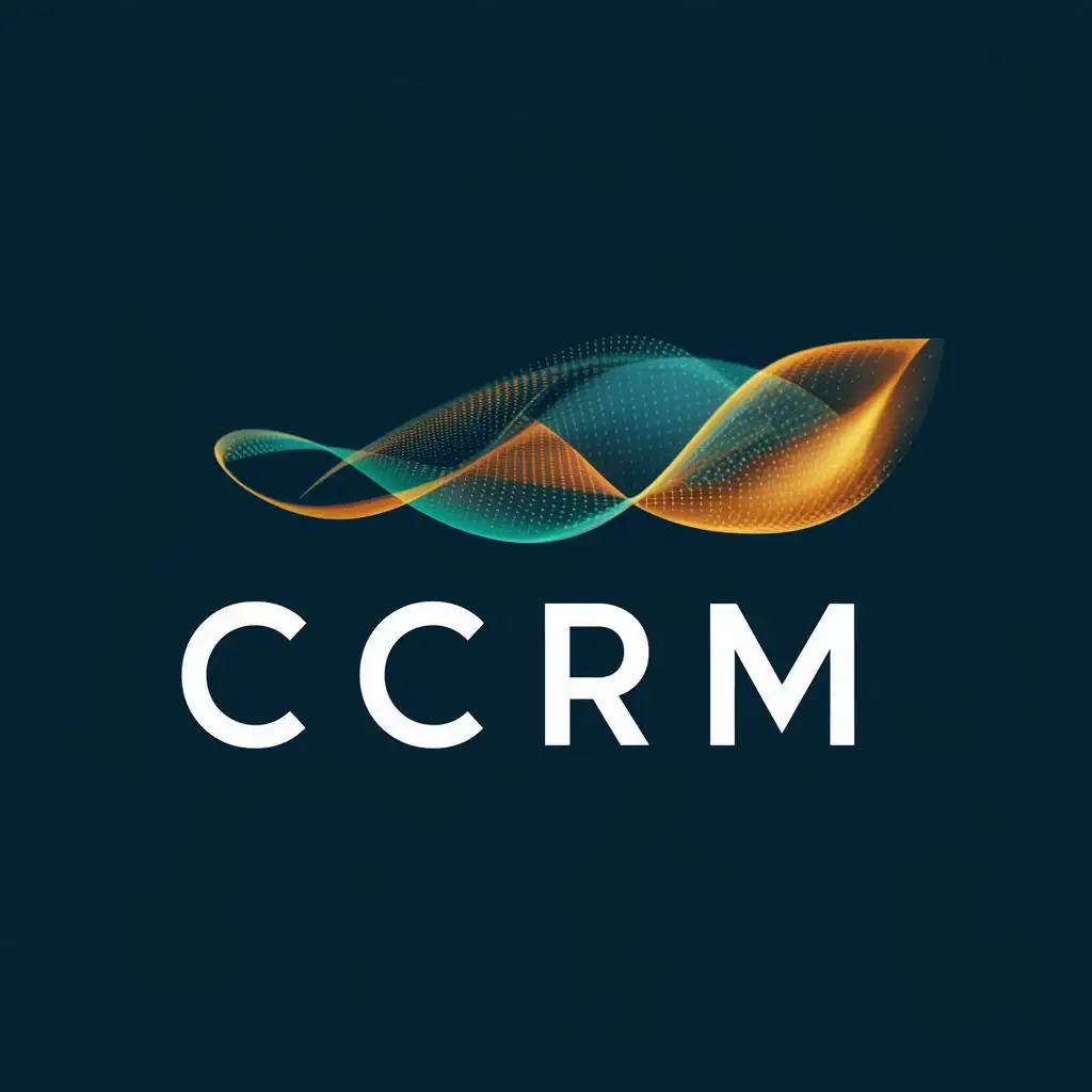 logo, Dynamic Flow, with the text "CCRM", typography