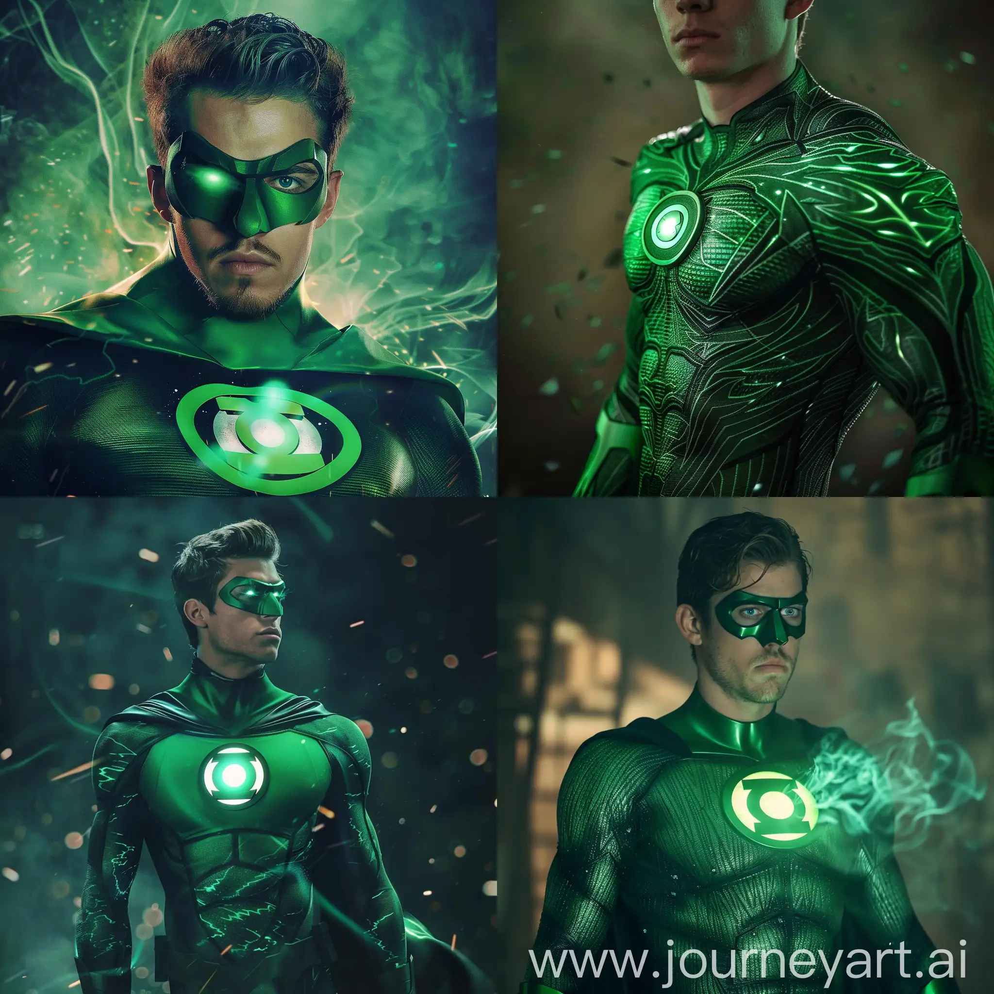 Austin-Butler-as-The-Green-Lantern-Heroic-Portrayal-in-Square-Format-Image