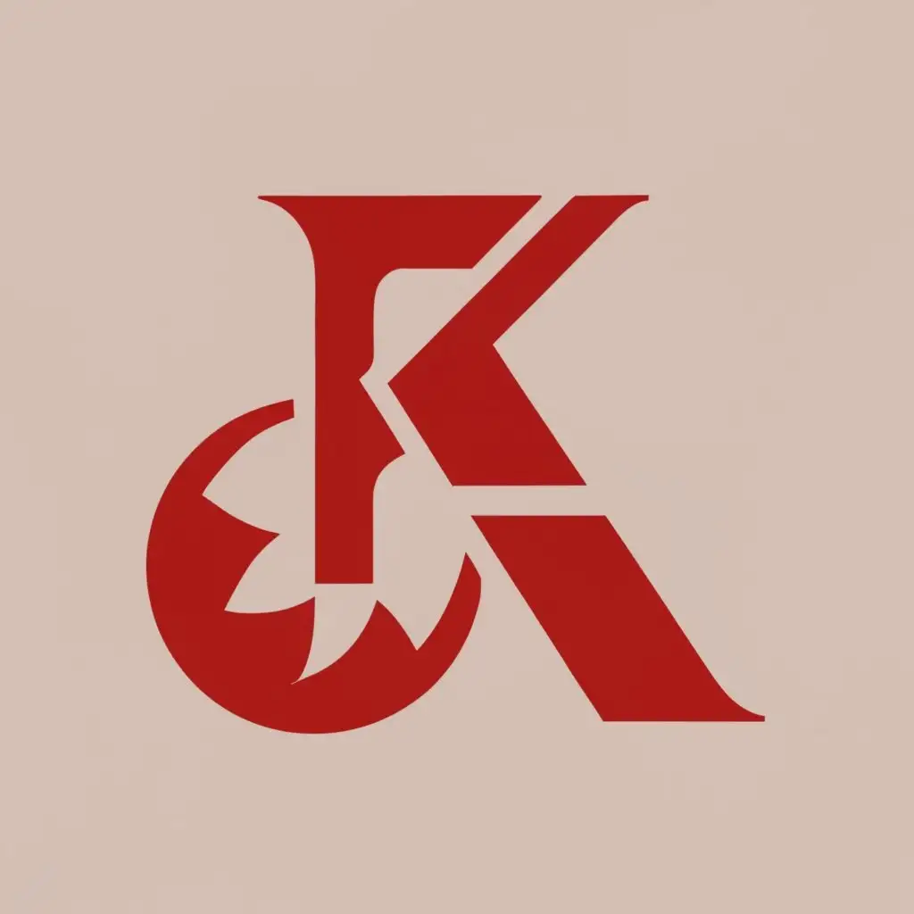 LOGO-Design-For-Kundipuram-Dynamic-Red-Accents-Representing-Energy-and-Strength-with-Striking-Typography-for-Sports-Fitness-Industry