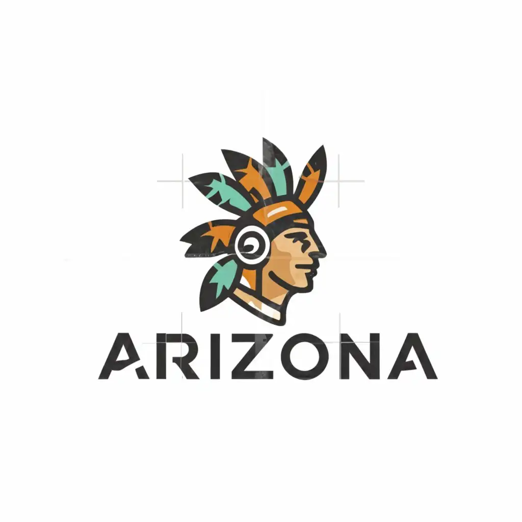 a logo design,with the text 'Arizona', main symbol:Indian,Moderate, be used in Sports Fitness industry, clear background