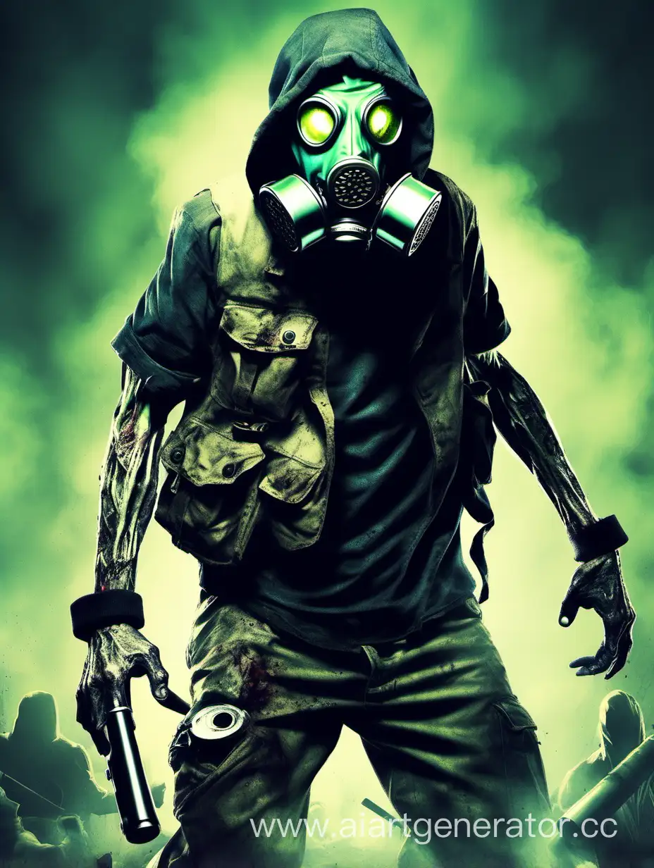 Sinister-Zombie-with-Acid-Gun-and-Gas-Mask-in-Apocalyptic-Setting