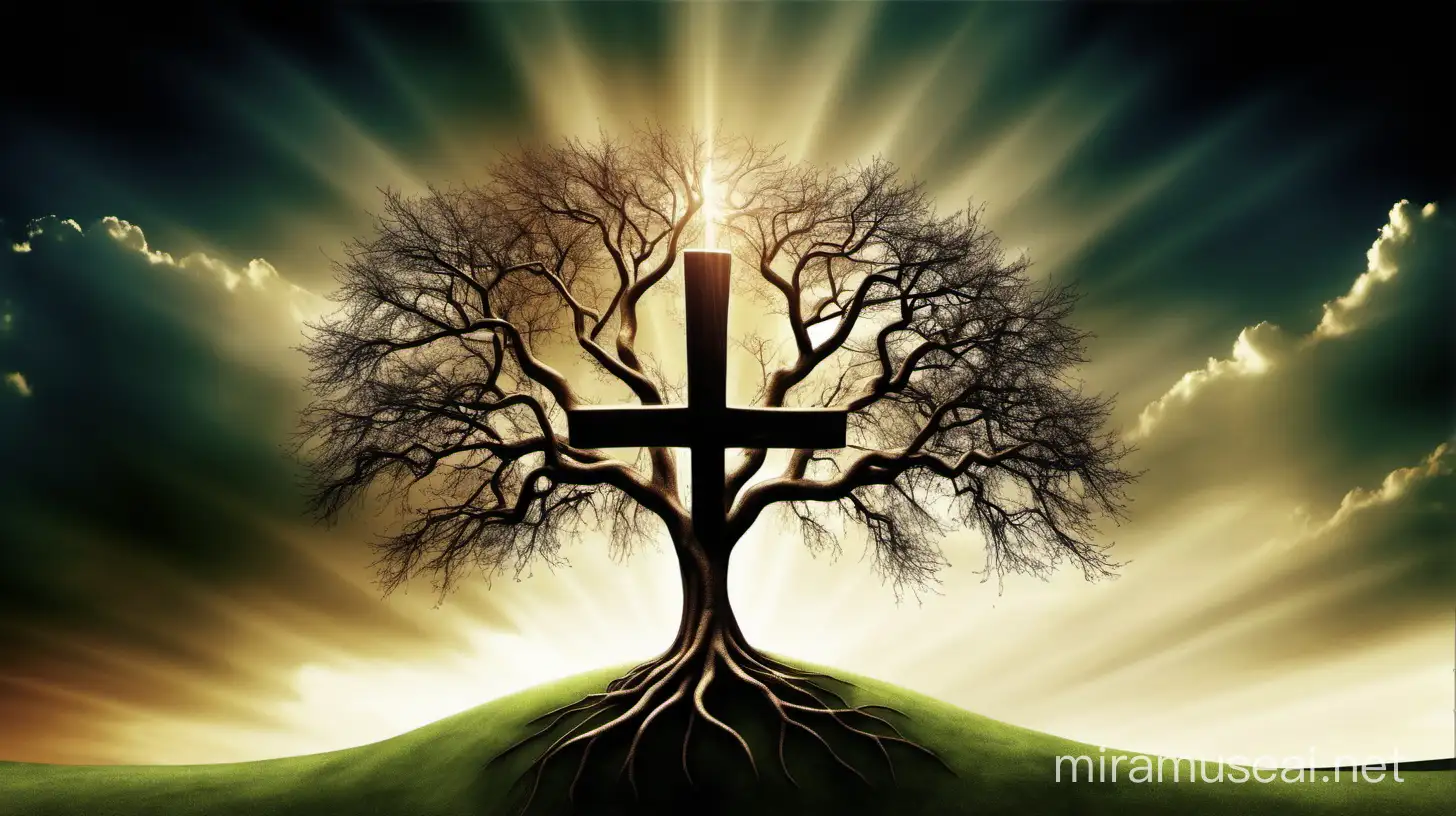 A Christian blog "CALVARY TREE" that depicts the cross in a glorious way.
