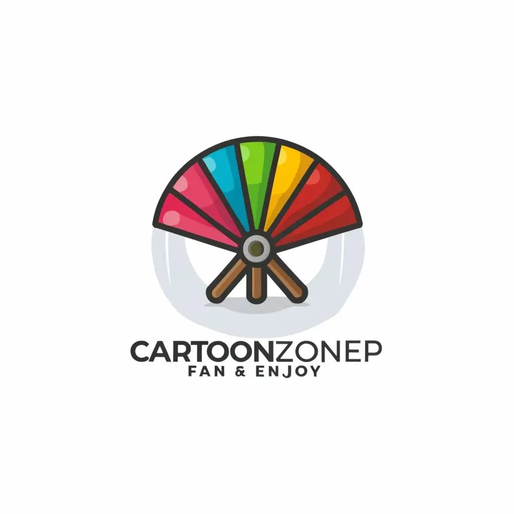 a logo design,with the text "Cartoon Zonenp", main symbol:Fan & enjoy,Moderate,be used in Entertainment industry,clear background
