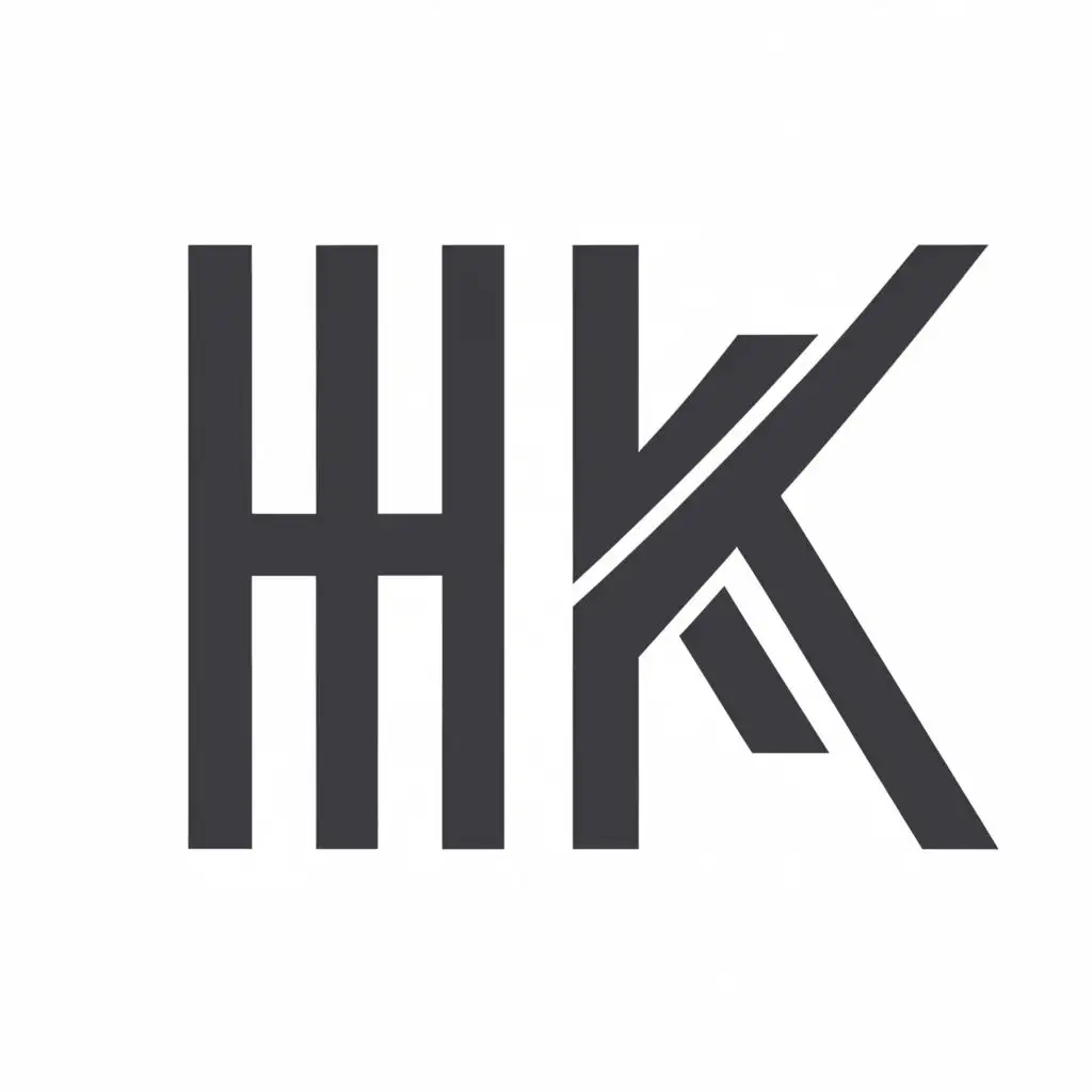 logo, Steel structure, with the text "HKK", typography, be used in Construction industry