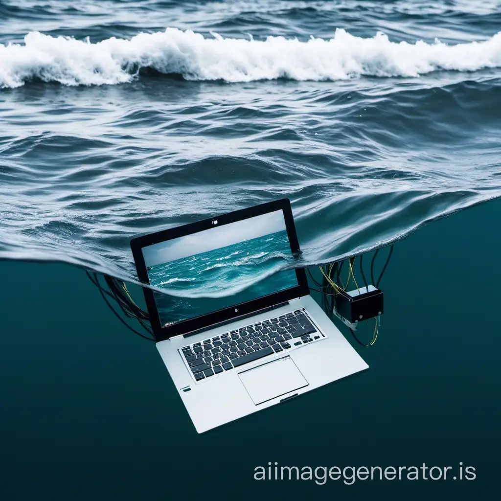 computer in the ocean