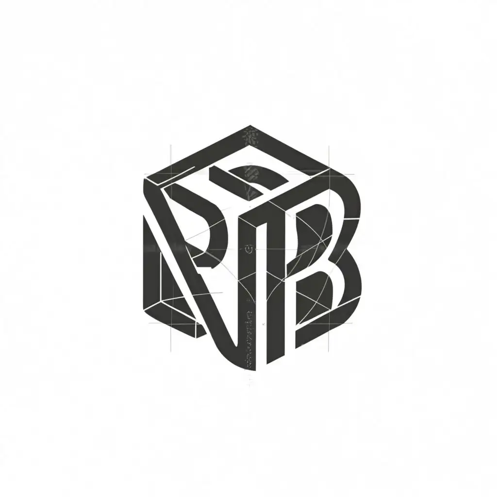 a logo design,with the text "RB", main symbol:architecture,complex,clear background