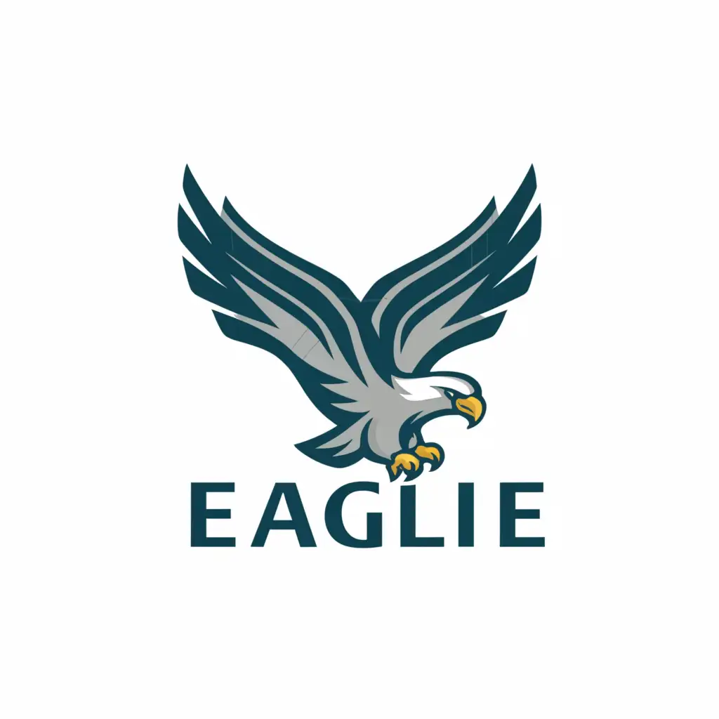 LOGO-Design-for-Eagle-Majestic-Eagle-Symbol-on-Clear-Background