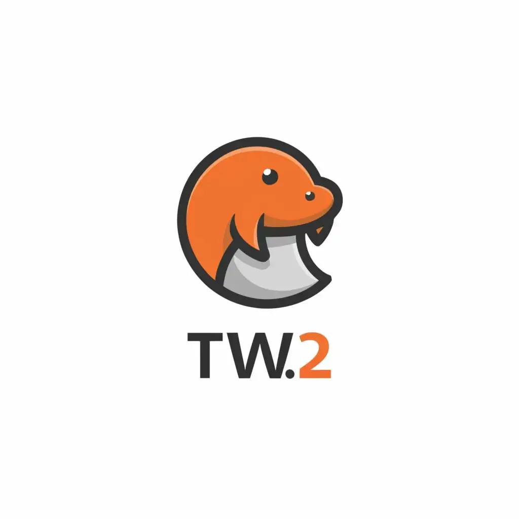 a logo design,with the text "The Whimsical Walruses", main symbol:TW2,complex,be used in Technology industry,clear background